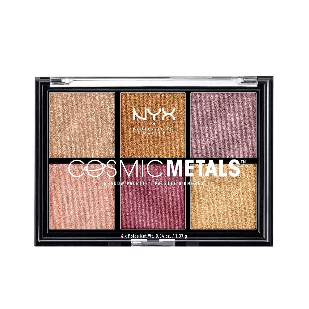 NYX Professional Makeup Cosmic Metal Eyeshadow Palette, 0.021 kg