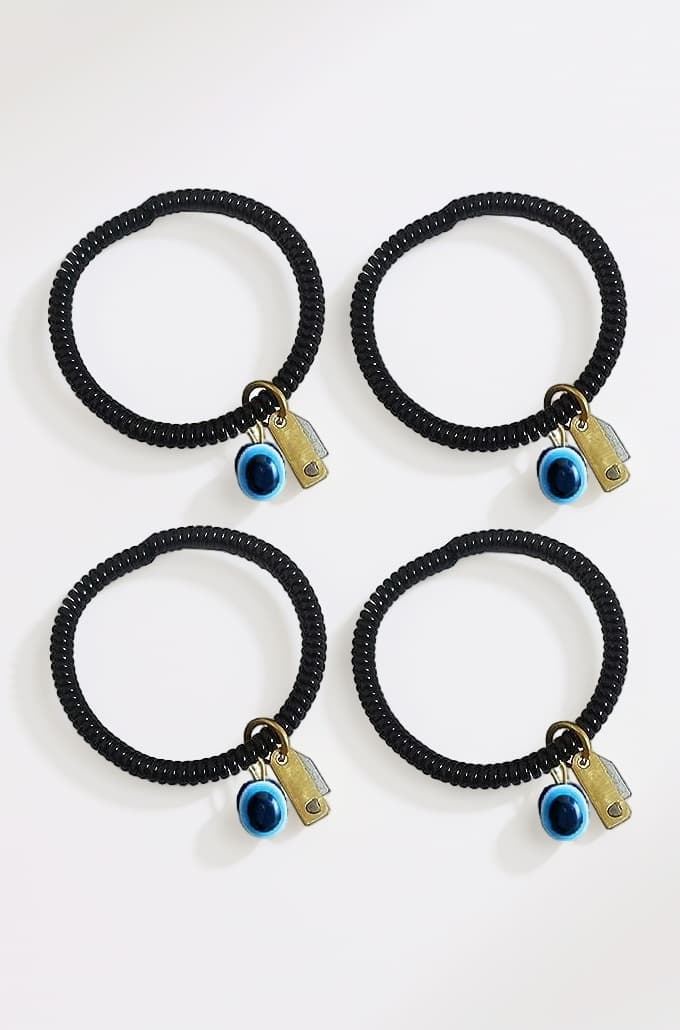 GURJARI JEWELLERS Nazar Chaku Pendants Bracelet Nazariya Bracelet for Unisex Nazar Protection strachable Good Luck Healing Bracelet Band set of 4