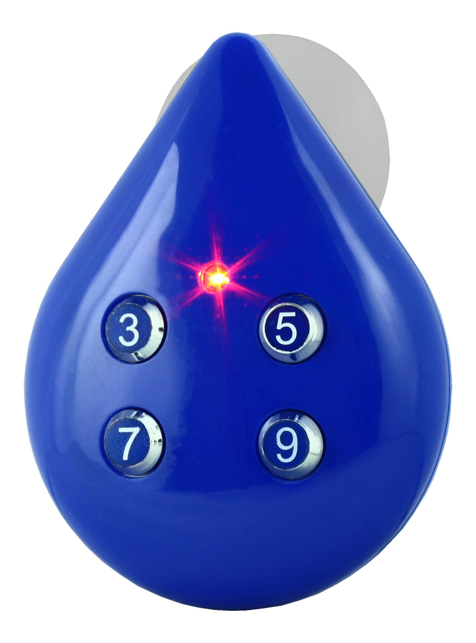 Water Drop Shower Timer with Suction Cup, Digital Countdown, LED & Sound Alarm, Water-Resistant, 4 Time Settings for Water & Energy Savings