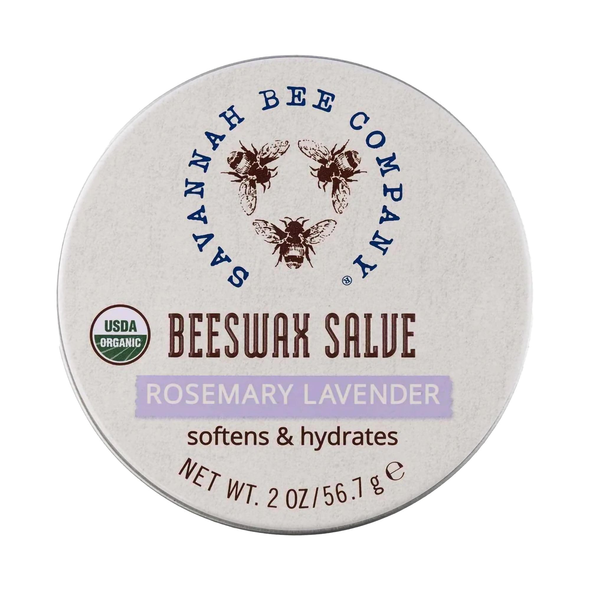 Original Beeswax Salve - Deep Moisturizer Hand Salve - Rosemary Lavender - 2 Oz