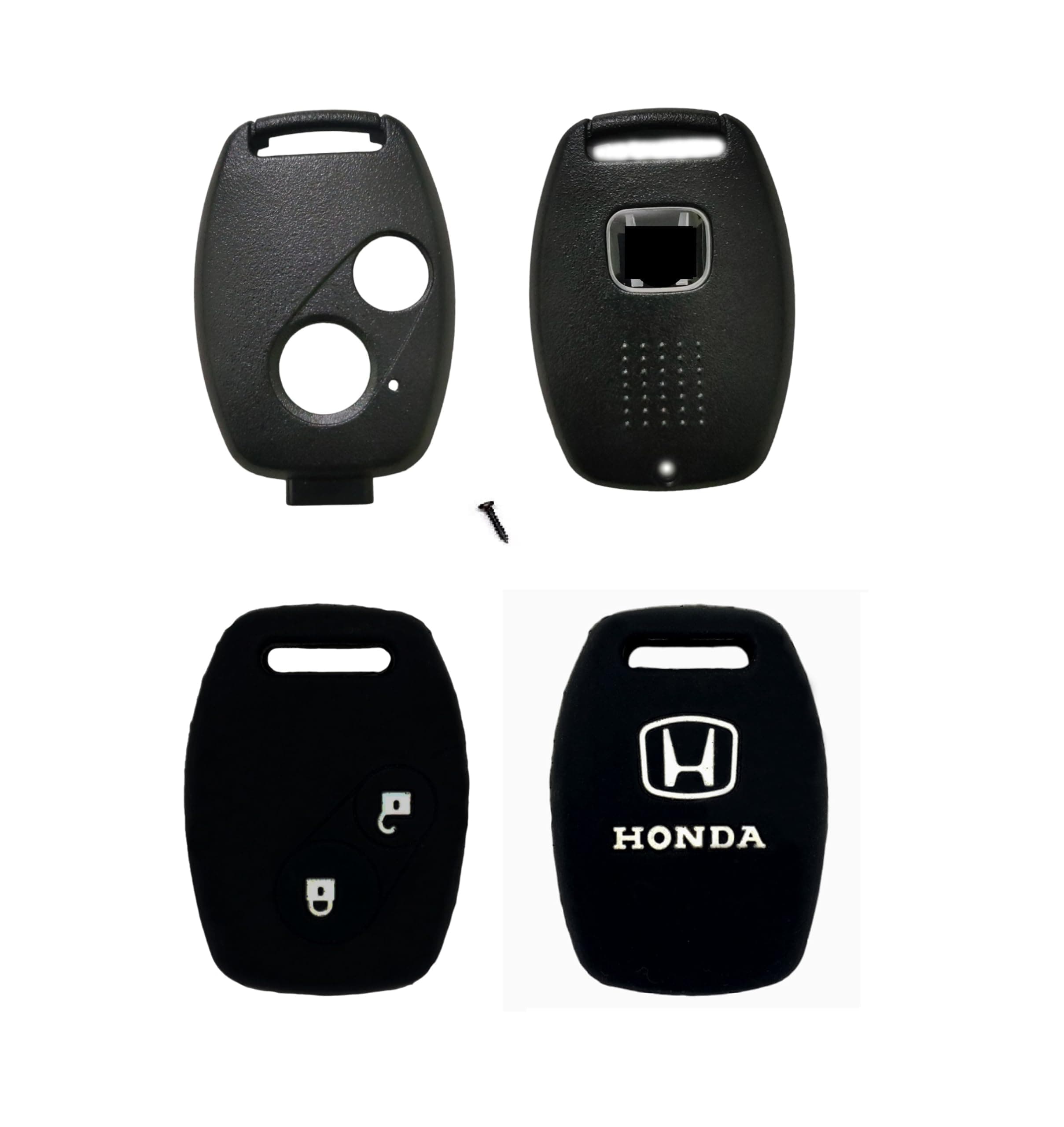 - Abundance Combo Key case Genuine Replacement Key Shell Compatible for Honda I-VTEC Amaze BRIO BRV City Civic CRV Jazz etc. (No Key Cutting Required)