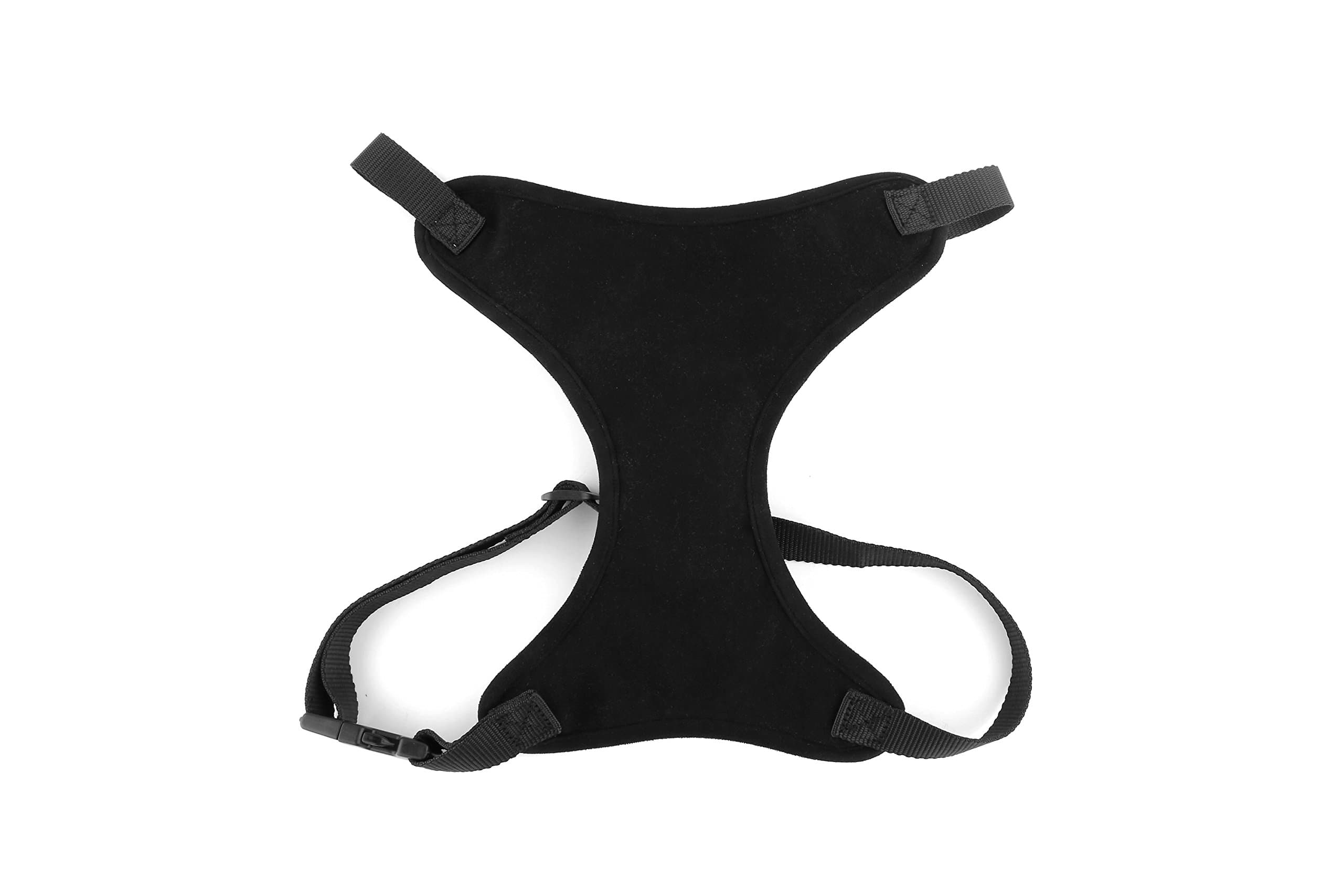 Comfy Dog Car Harness (Small, Black/White) by Stella & Bear