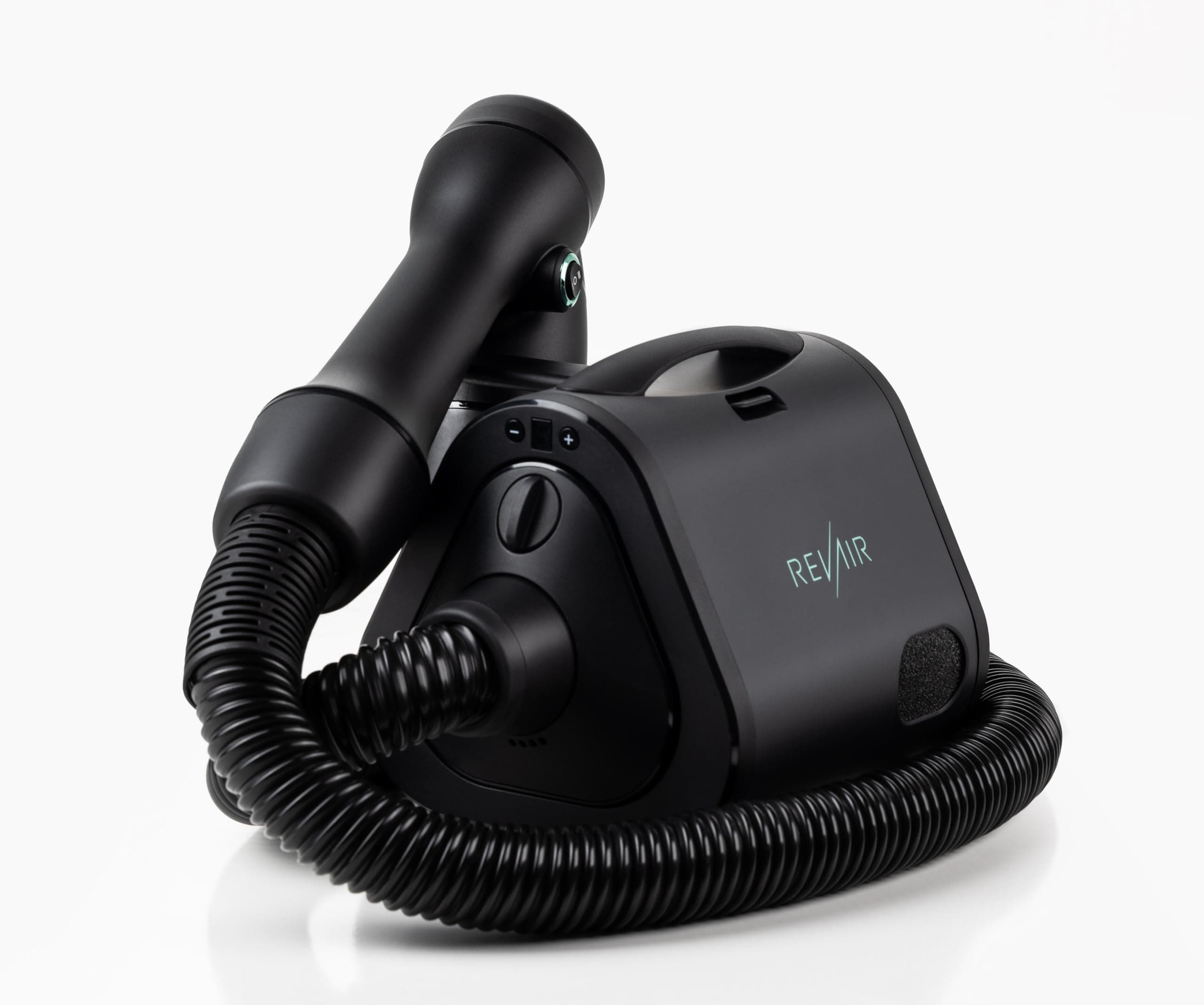 REVAIR Reverse-Air Dryer, Vacuum Hair Dryer for All Hair Types, 800 Watts, Black