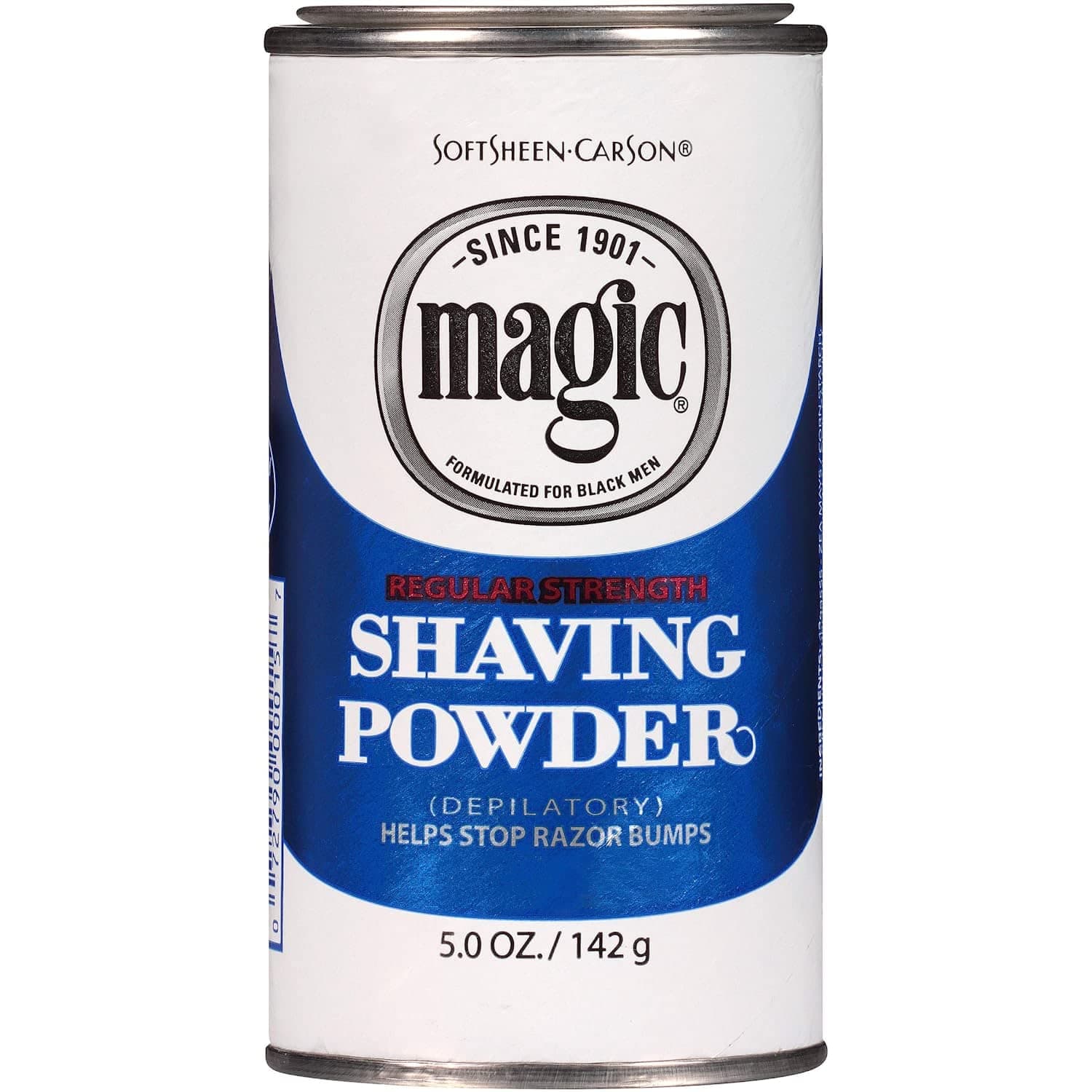 Magic Blue Shaving Powder 5oz. Regular Depilatory (Pack of 2)