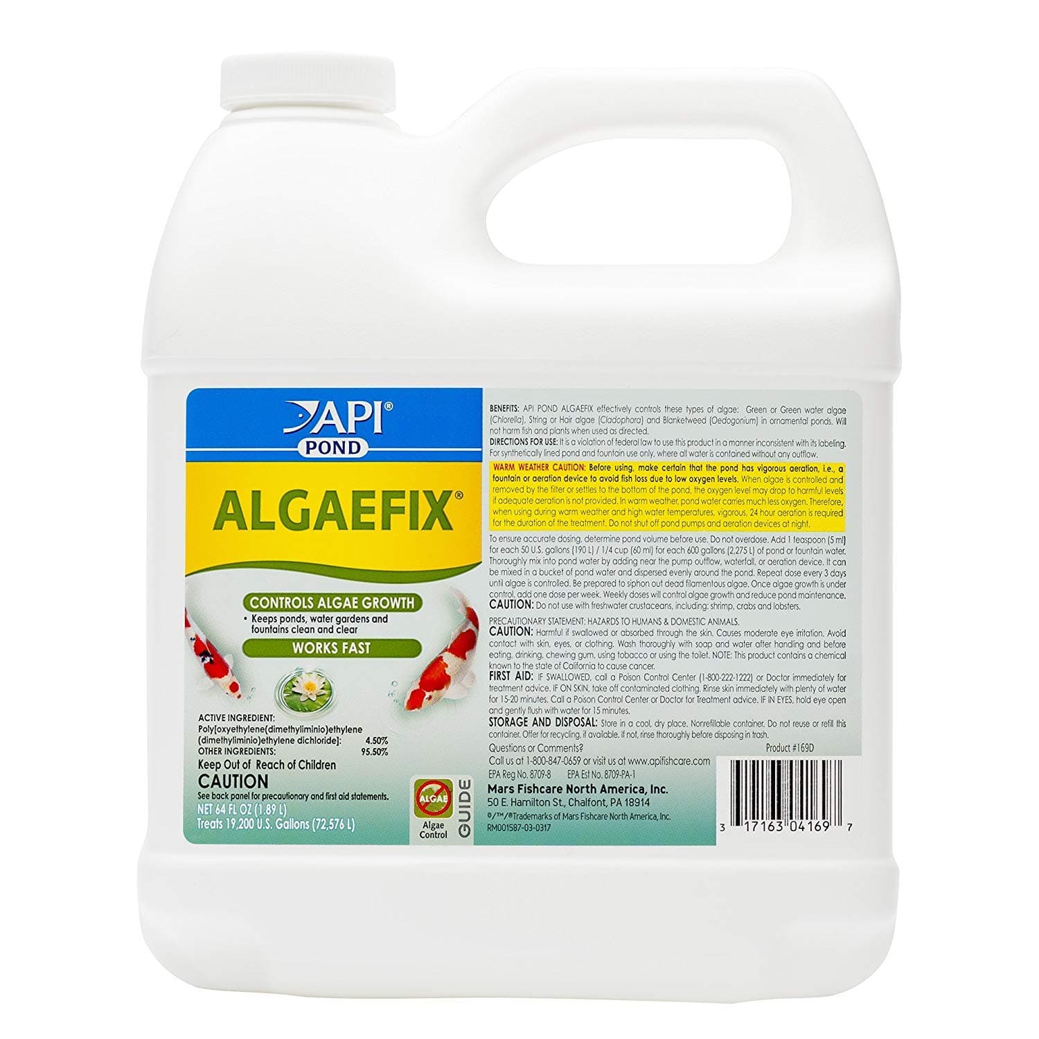 Aquarium Pharmaceuticals PondCare 64 fl oz AlgaeFix