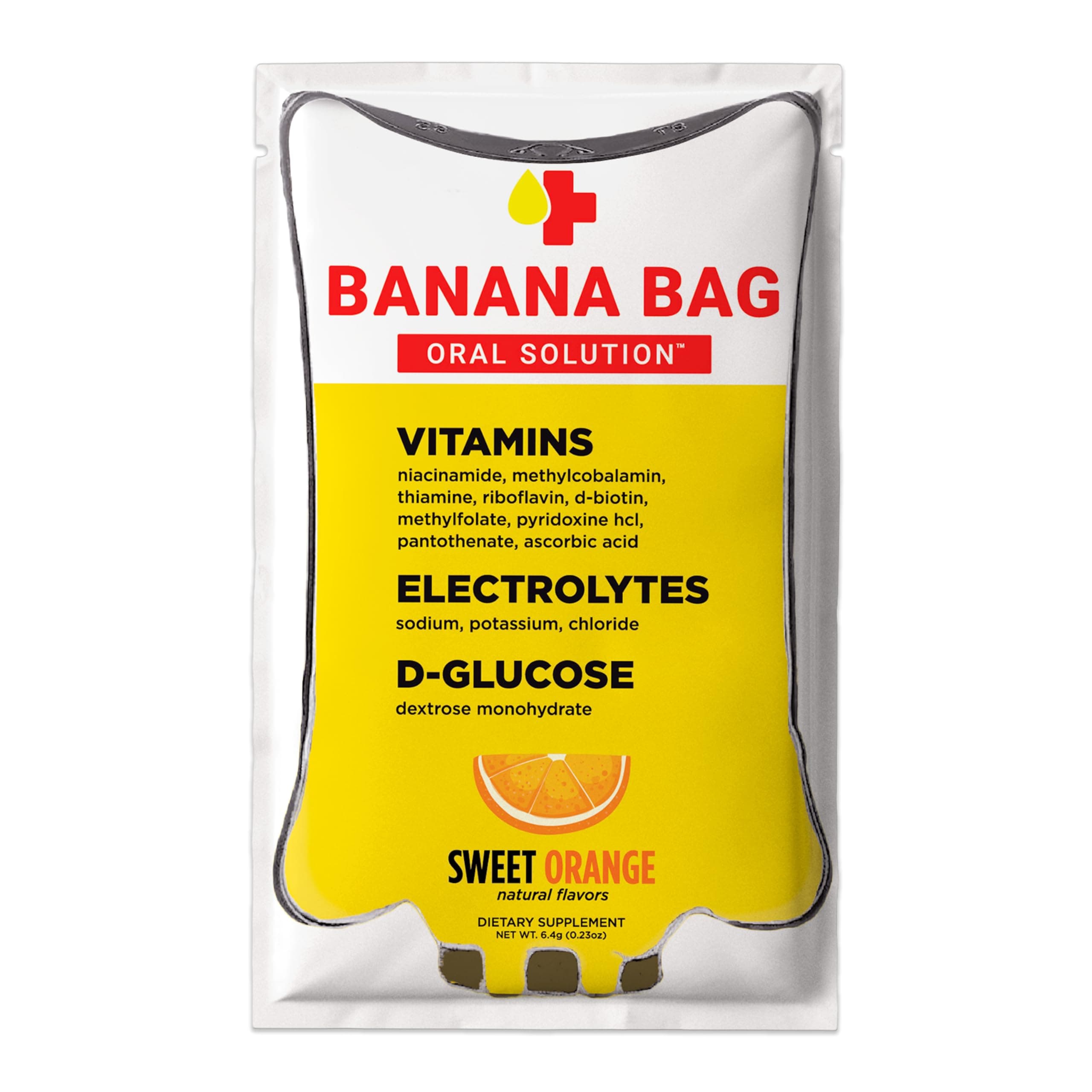 Banana Bag Oral Solution Recovery Packets - I.V. Alternative - Sweet Orange 30pk:Medbox Pharmacist-Formulated For Fast Energy Boost, Rehydration & Wellness. Electrolytes + Vitamin C + Strong B-Complex