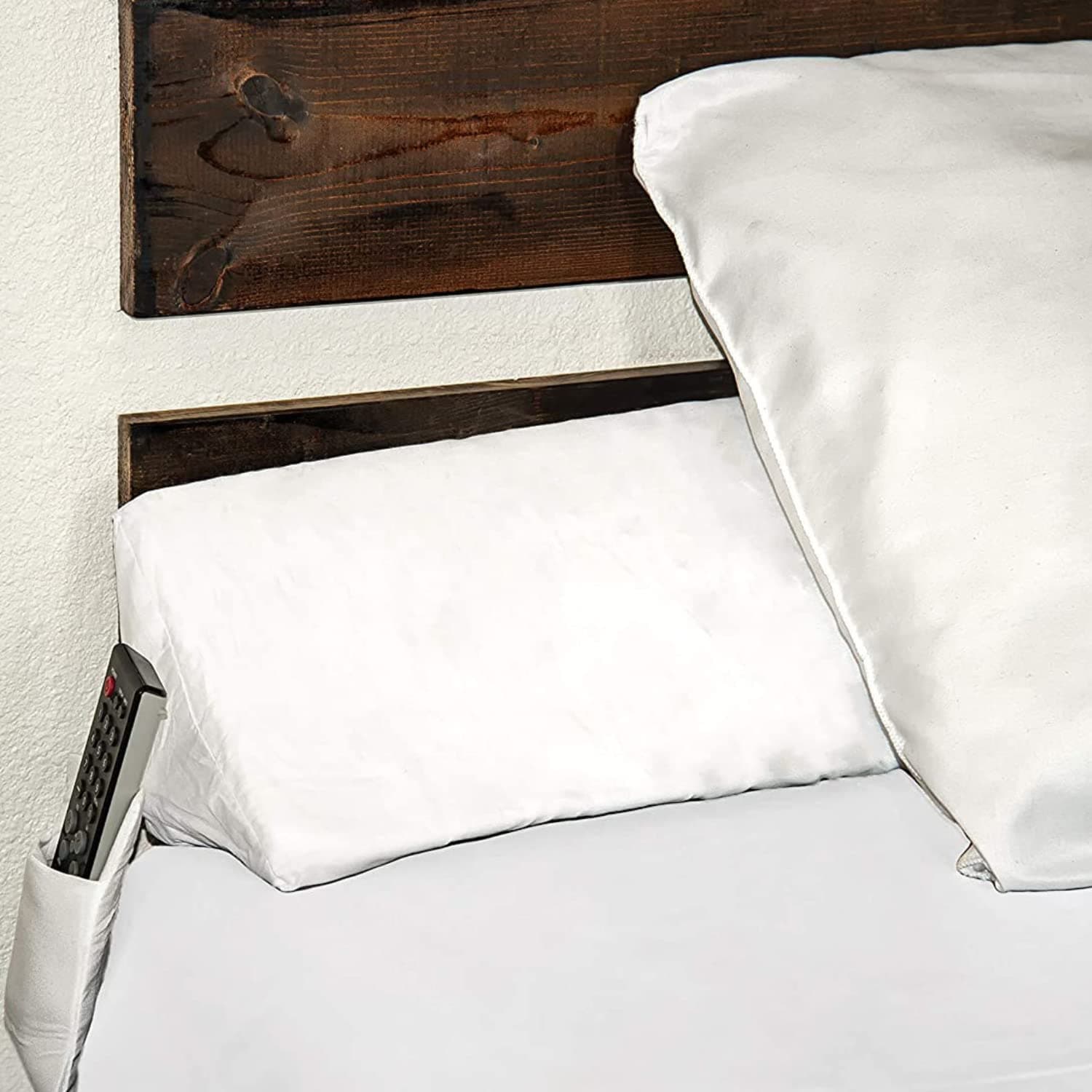 SnugStop The Original Bed Wedge | Gap Filler Between Your Headboard Mattress | Triangle Pillow Wedge | Bed Filler Wedge | Gap Headboard Filler | Gap Bed Stoppers | Don't Lose Your Pillow(Cal King)