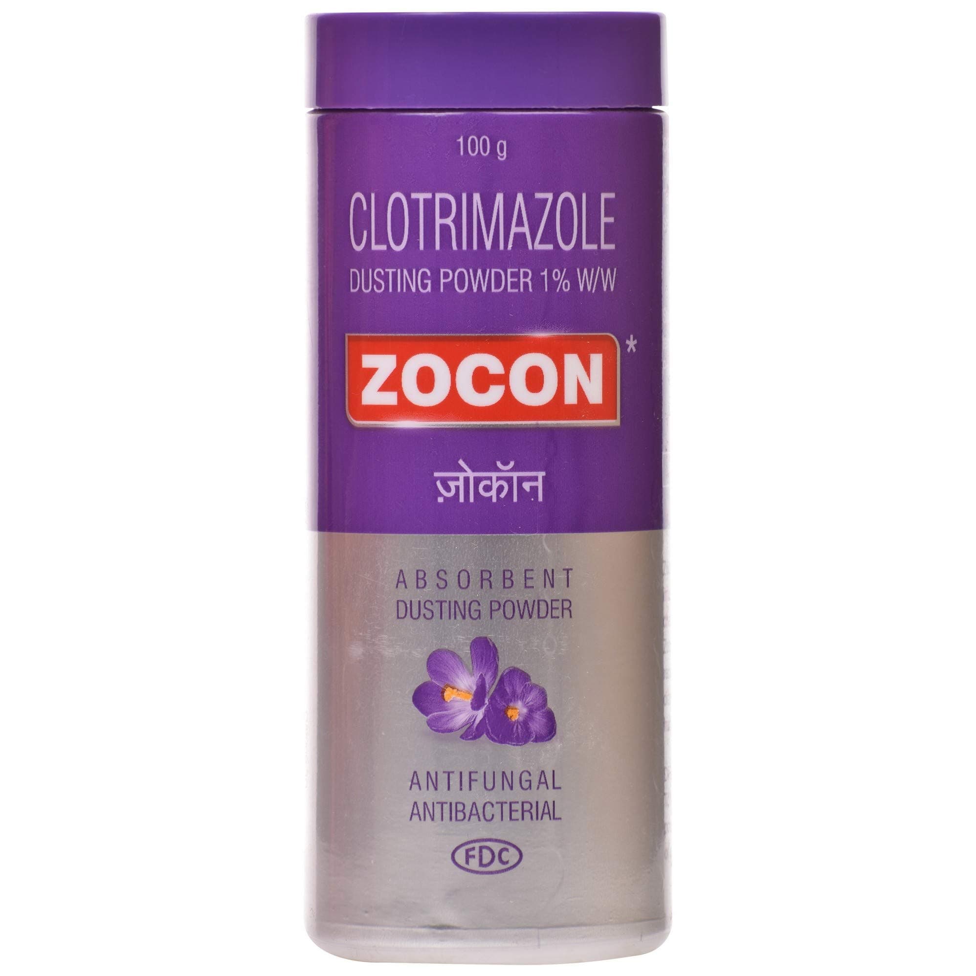Zocon - Bottle of 100 gm Dusting Powder