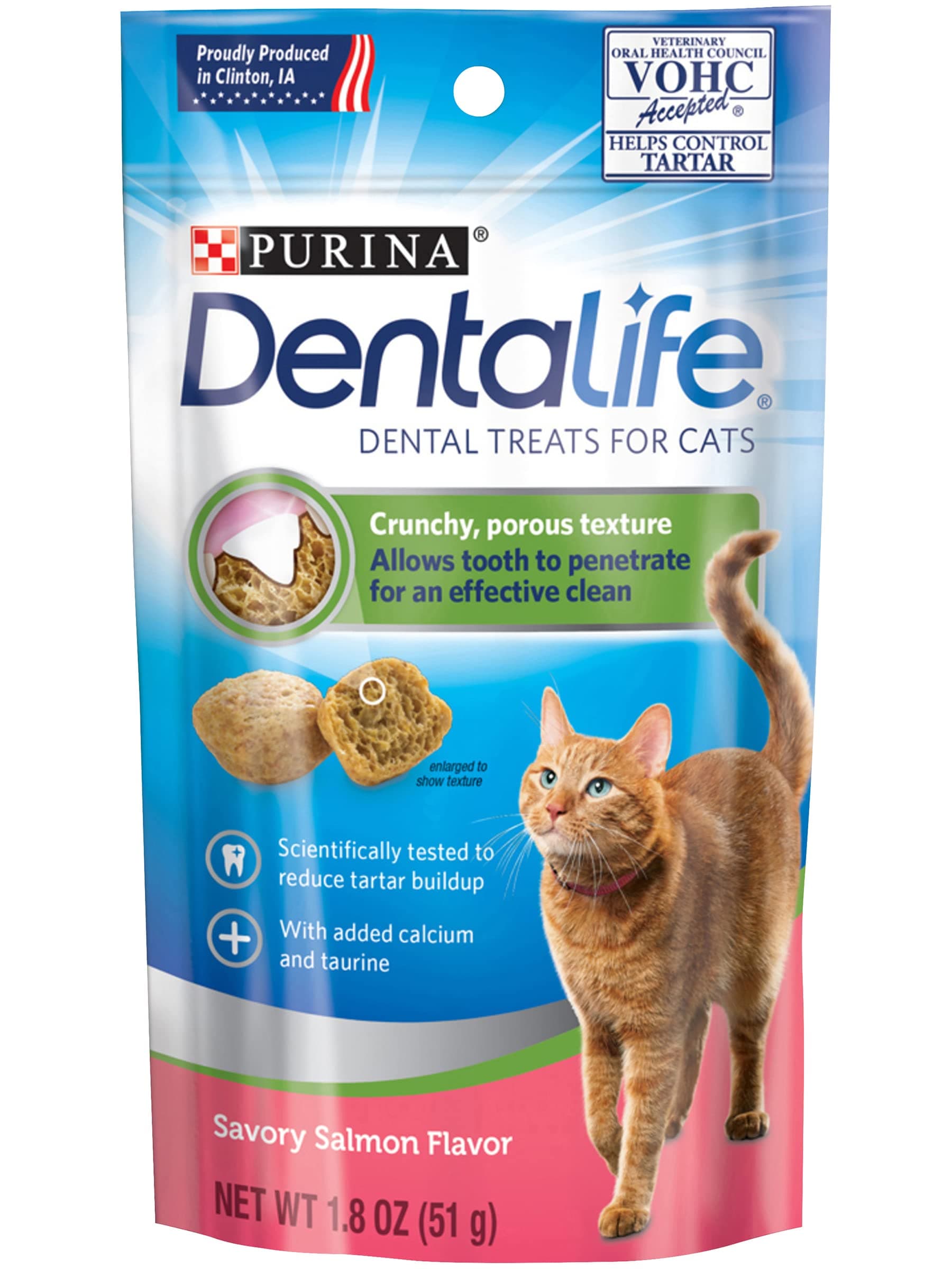 Neslepurina Purina Denta Life Dental Care Snack Salmon 1.8 oz (51 g)