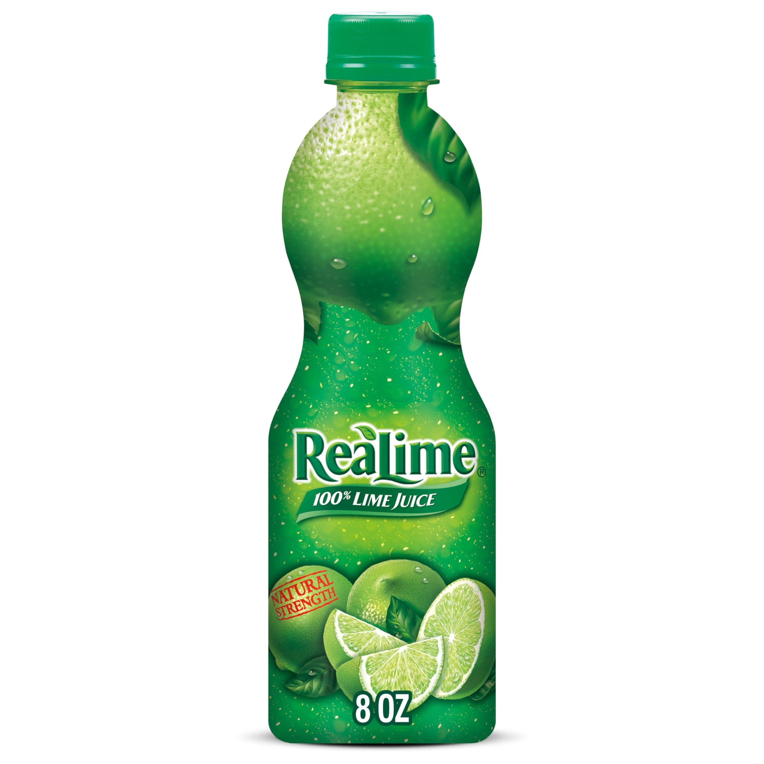 ReaLime 100% Lime Juice, 8 Fluid Ounce Bottle