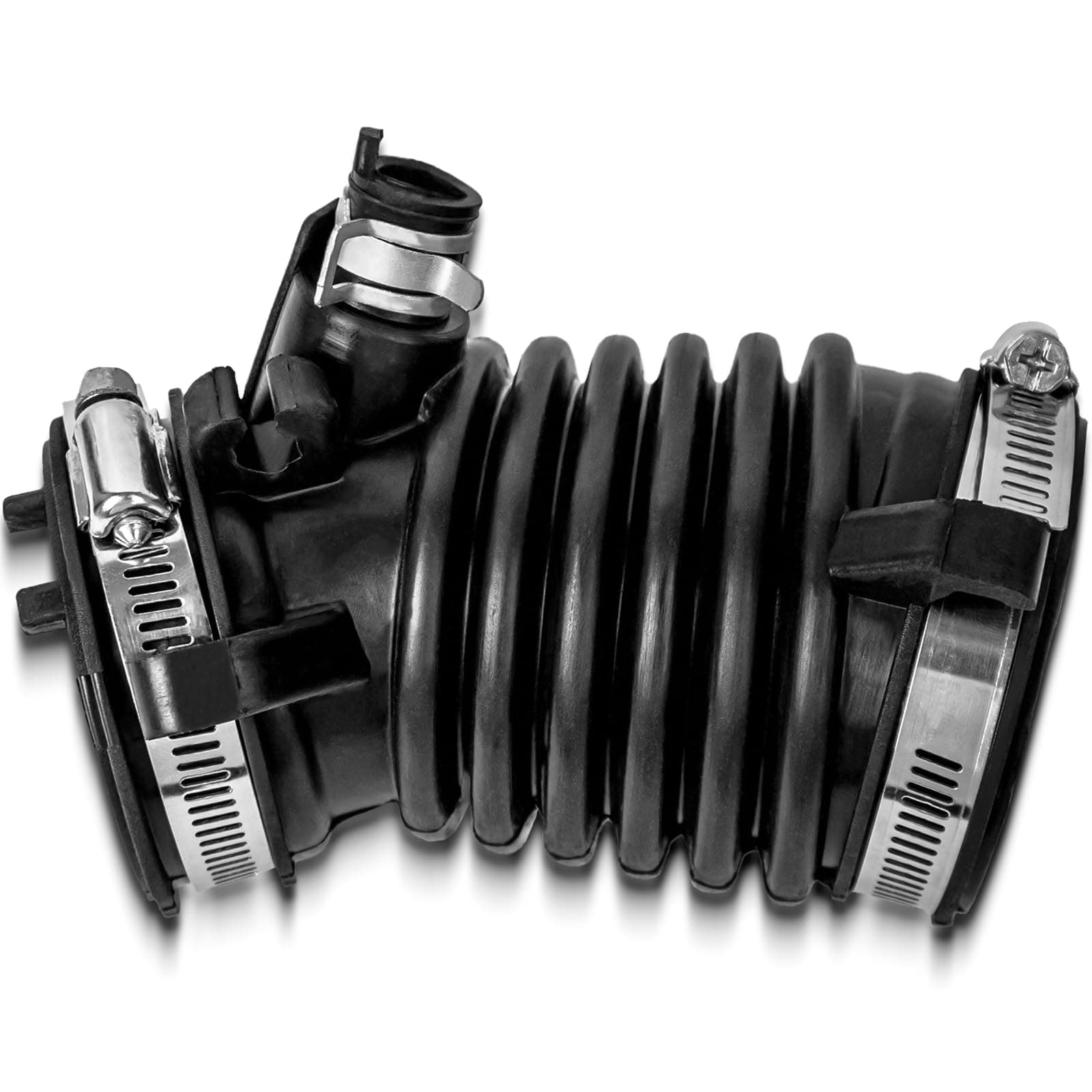 Engine Air Intake Hose Tube With Clamps Compatible With 2012-2015 Honda Civic 1.8L 2013-2015 Acura ILX 2.0L 2.4L Replaces Part #17225-R1A-A01