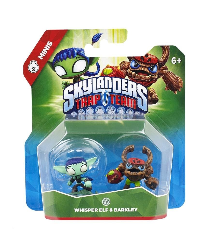 Skylanders - Trap Team Mini Figur: Whisper Elf + Barkley