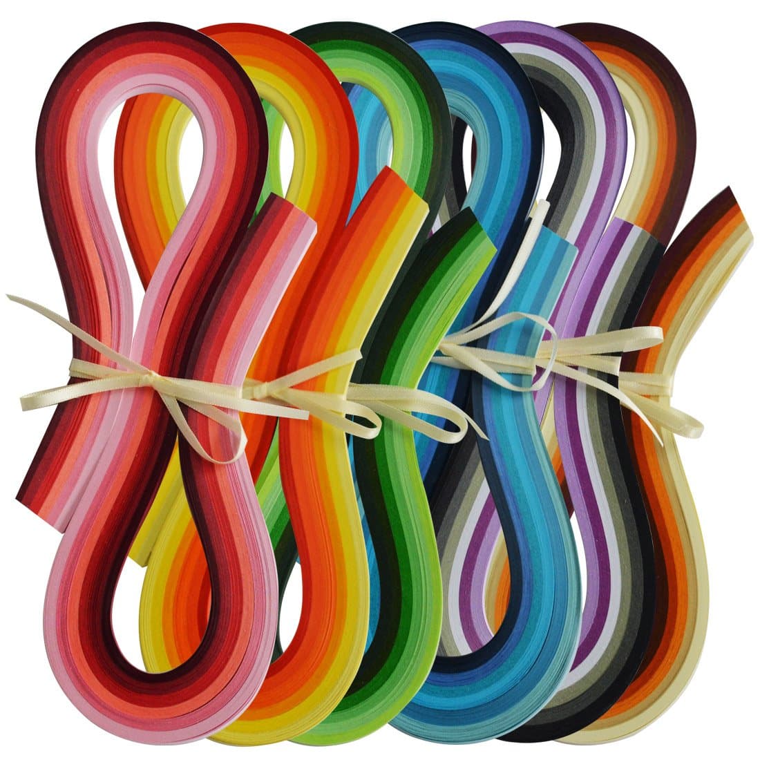 JUYA Paper Quilling Set 720 Strips 36 Colors 54cm Length/Strip Paper Width 7mm