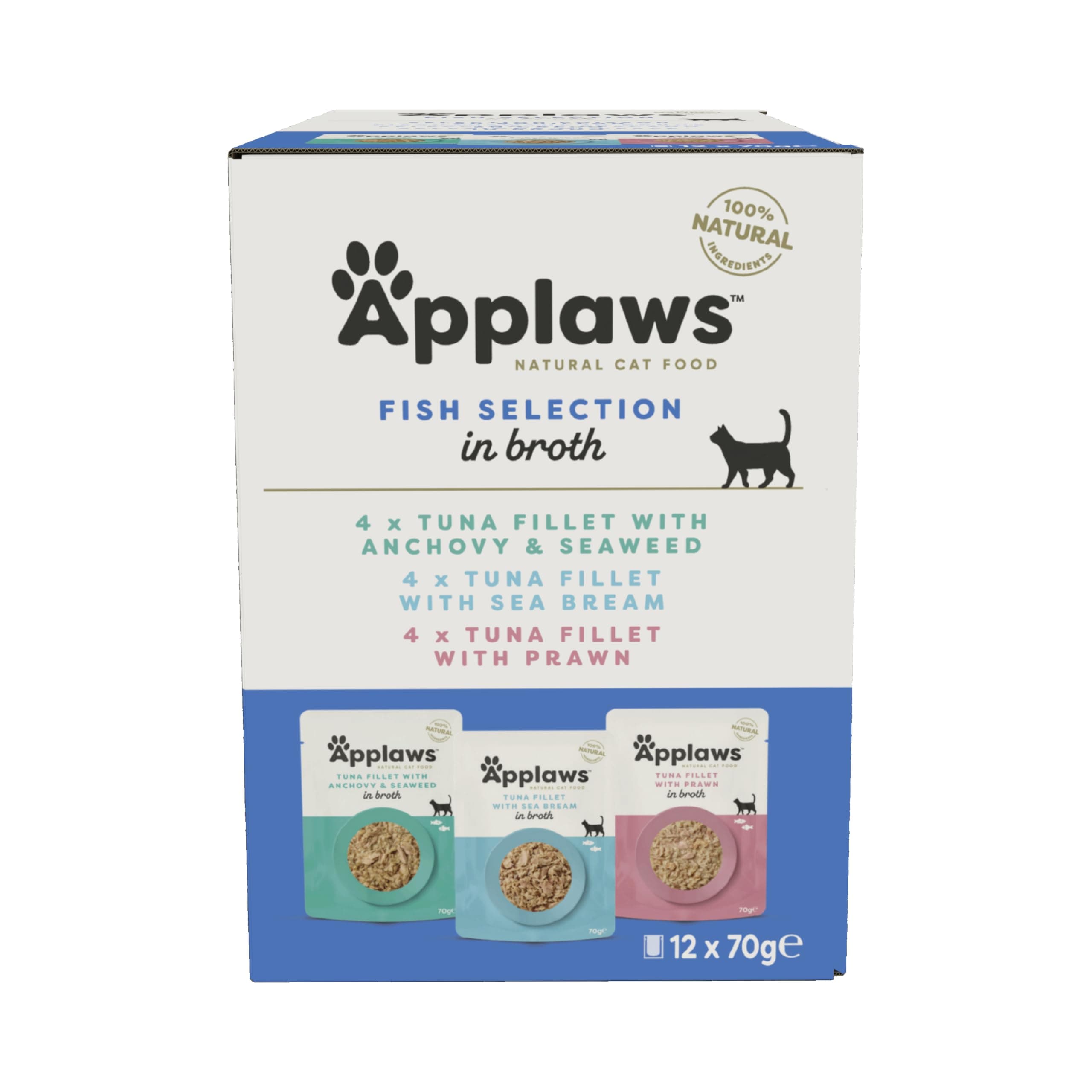 APPLAWS CAT FISH MULTIPACK 12 X 70G POUCH