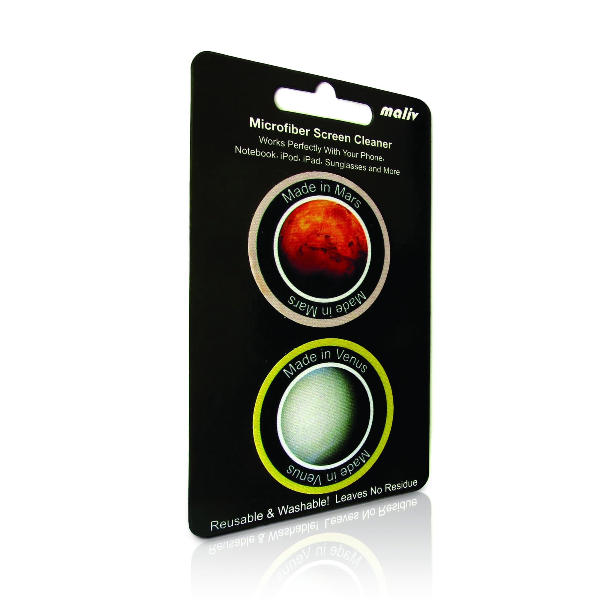 Screen Cleaning Cloth for Smartphone Tablet Screens iPhone iPad - Planet Series Mars & Venus by maliv