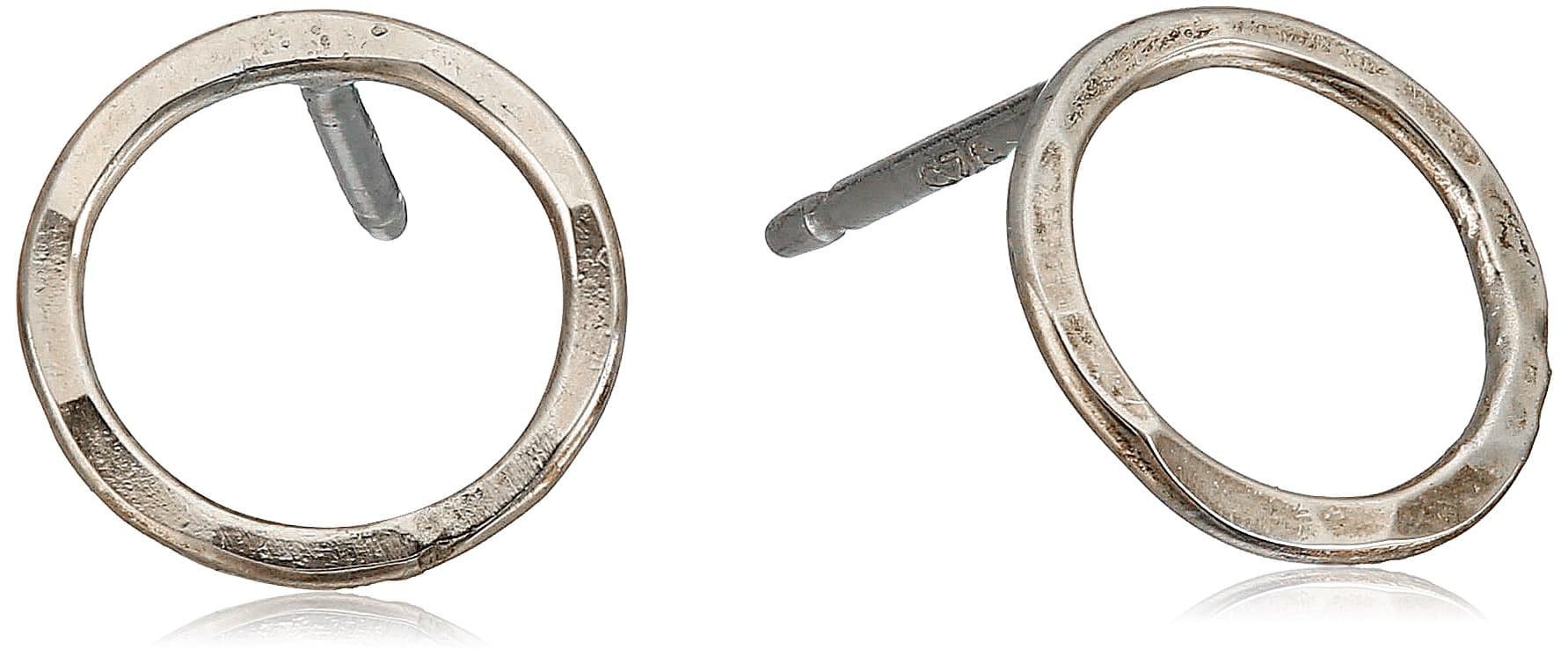 Melissa Joy Manning Sterling Silver Round Post Earrings