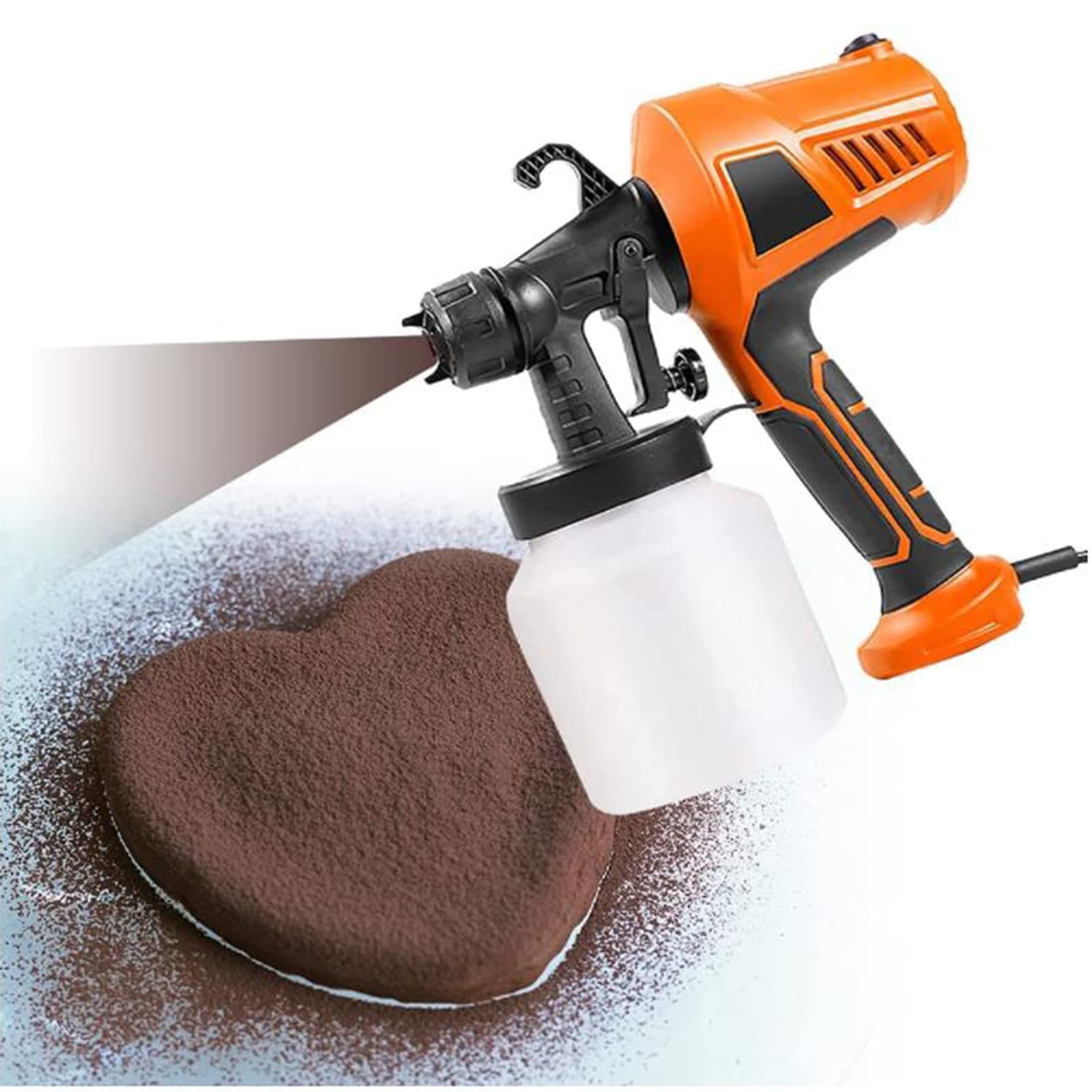 Chocolate Spray Gun, Electric Paint Sprayer Cake Decorating Kit, Manual Baking Sandblasting Machine, 3 Patterns for Cake, Chocolate Decoration, for Furniture, Fence