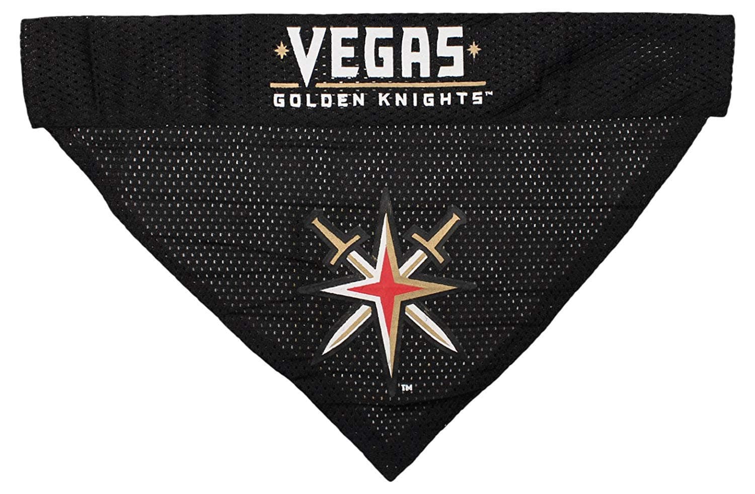 NHL LAS VEGAS GOLDEN KNIGHTS BANDANA for DOGS & CATS, Large/X-Large. - Cute & Stylish Bandana! The Perfect HOCKEY FAN Scarf Bandana, great for Birthdays or any Party!