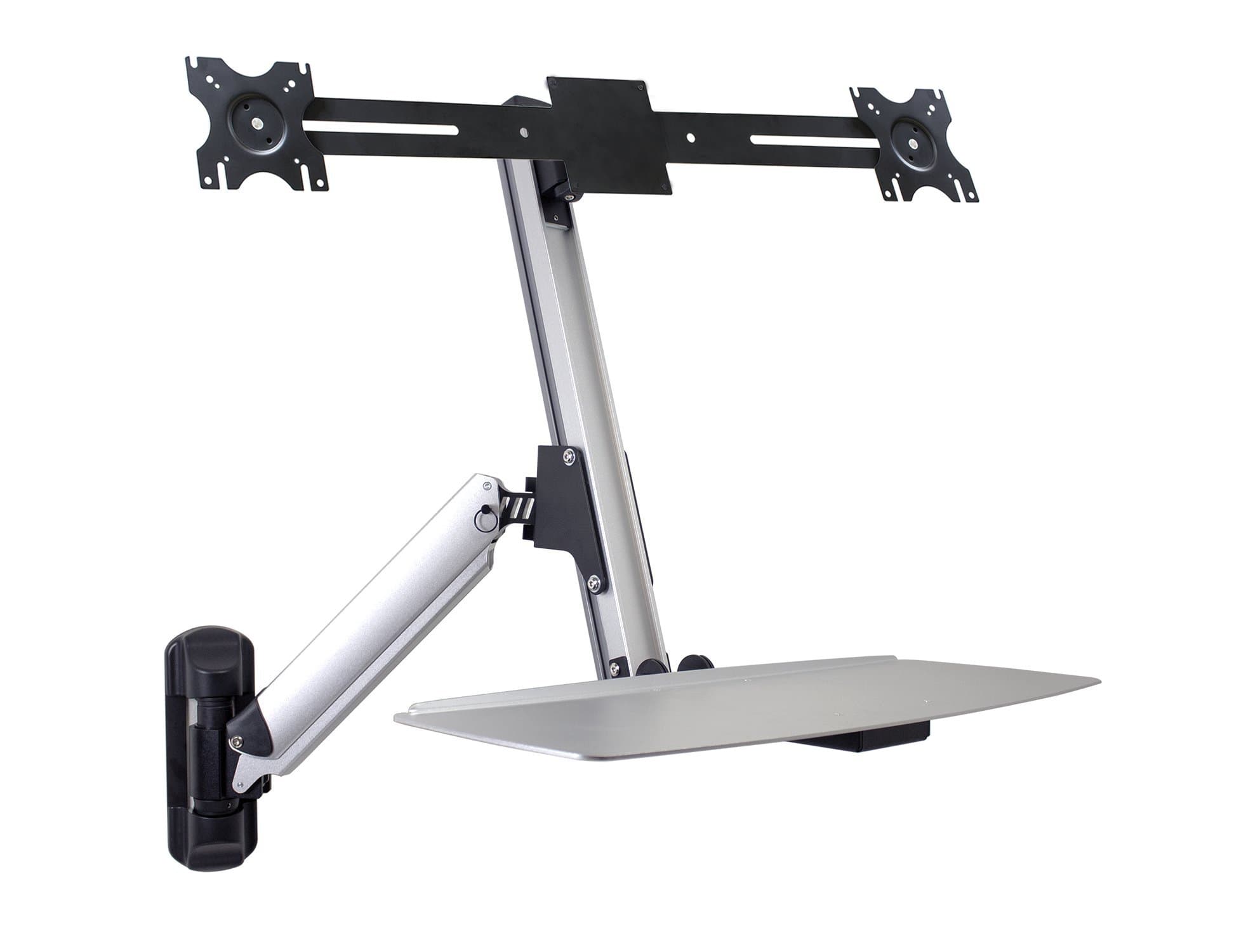 DoubleSight Ergonomic Dual Monitor Sit-Stand Lift Arm (DS-ERGO-200WM)