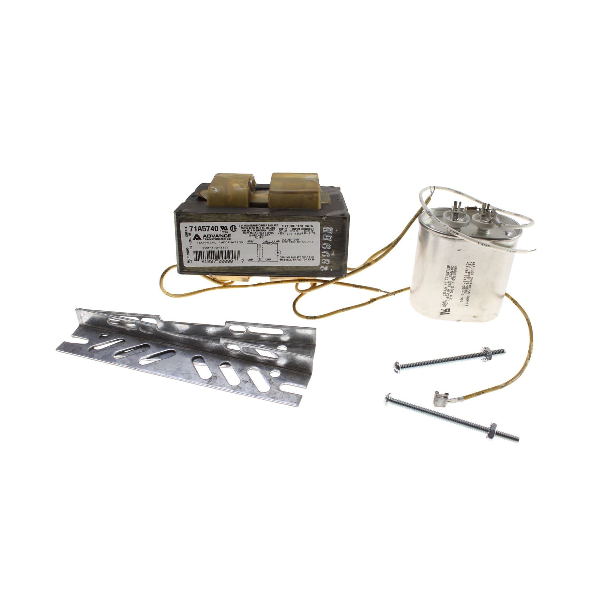 Advance 71A5740-001DB250-MH-480 Metal Halide Ballast Kit, 250W MH, 480V HPF