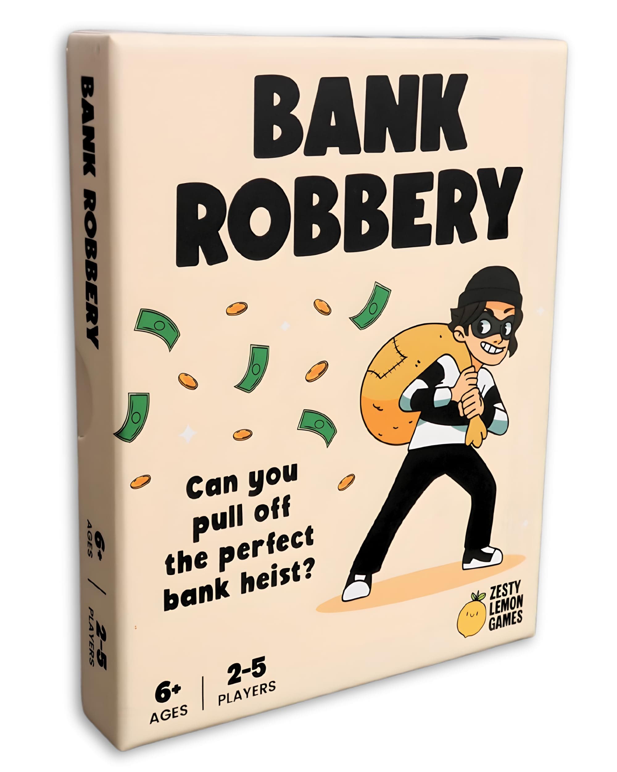 Bank Robbery | Strategic Heist Money Game | Family Fun Card Game for 2-5 Players