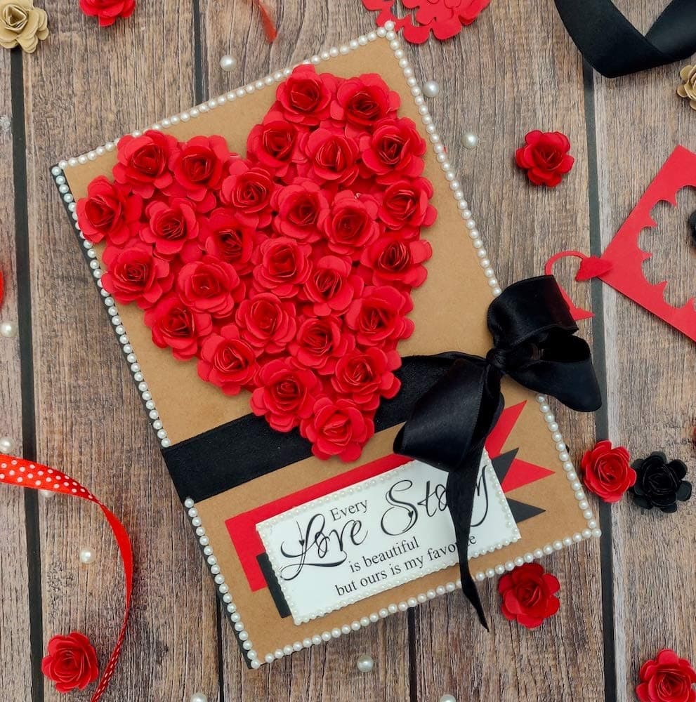 Crack of Dawn Crafts Romantic Love Scrapbook Album