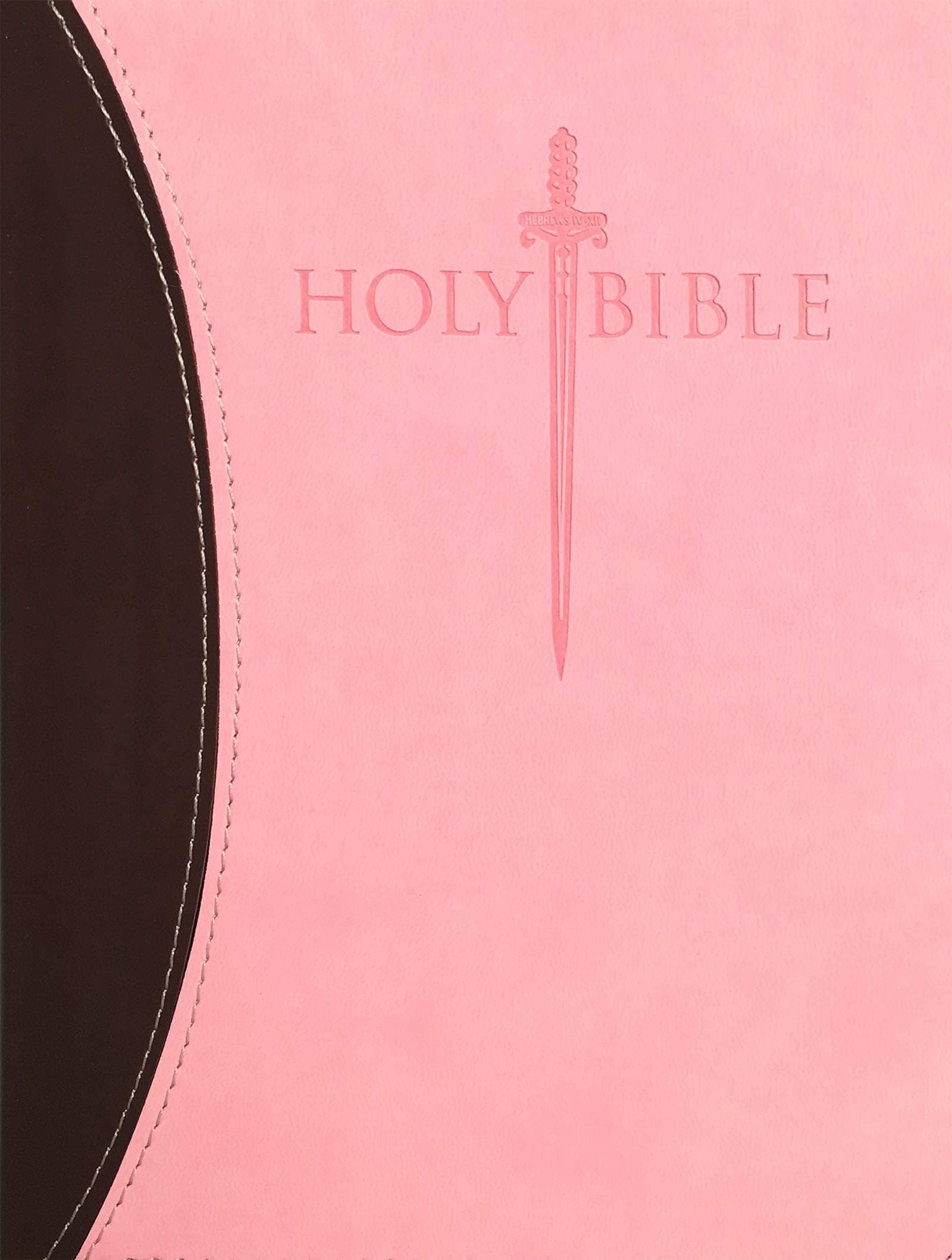 KJVER Sword Study Bible: King James Version Easy Read, Chocolate/Pink Ultrasoft, Personal Size Paperback – Large Print, January 1, 2015