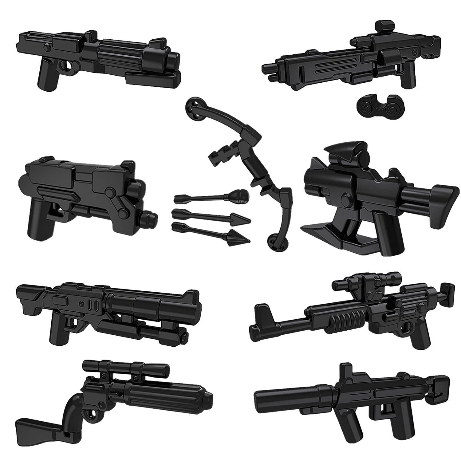 Papi Max minifigure accessory weapons sets 18 pcs bundle custom weapon pack 6+