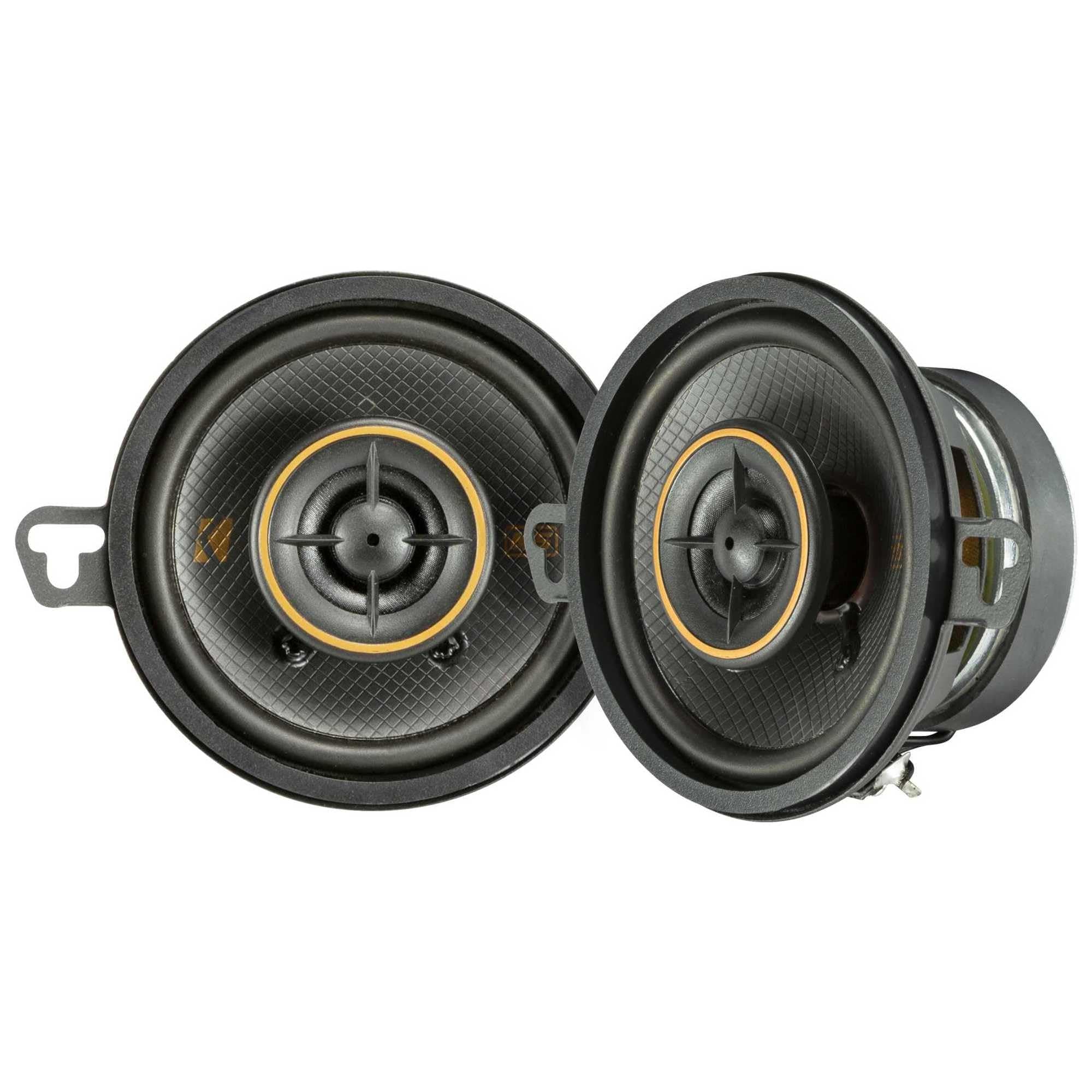 Kicker 51KSC3504 KS-Series 3.5" Coaxial Speakers with .5" tweeters, 4-Ohm, Pair