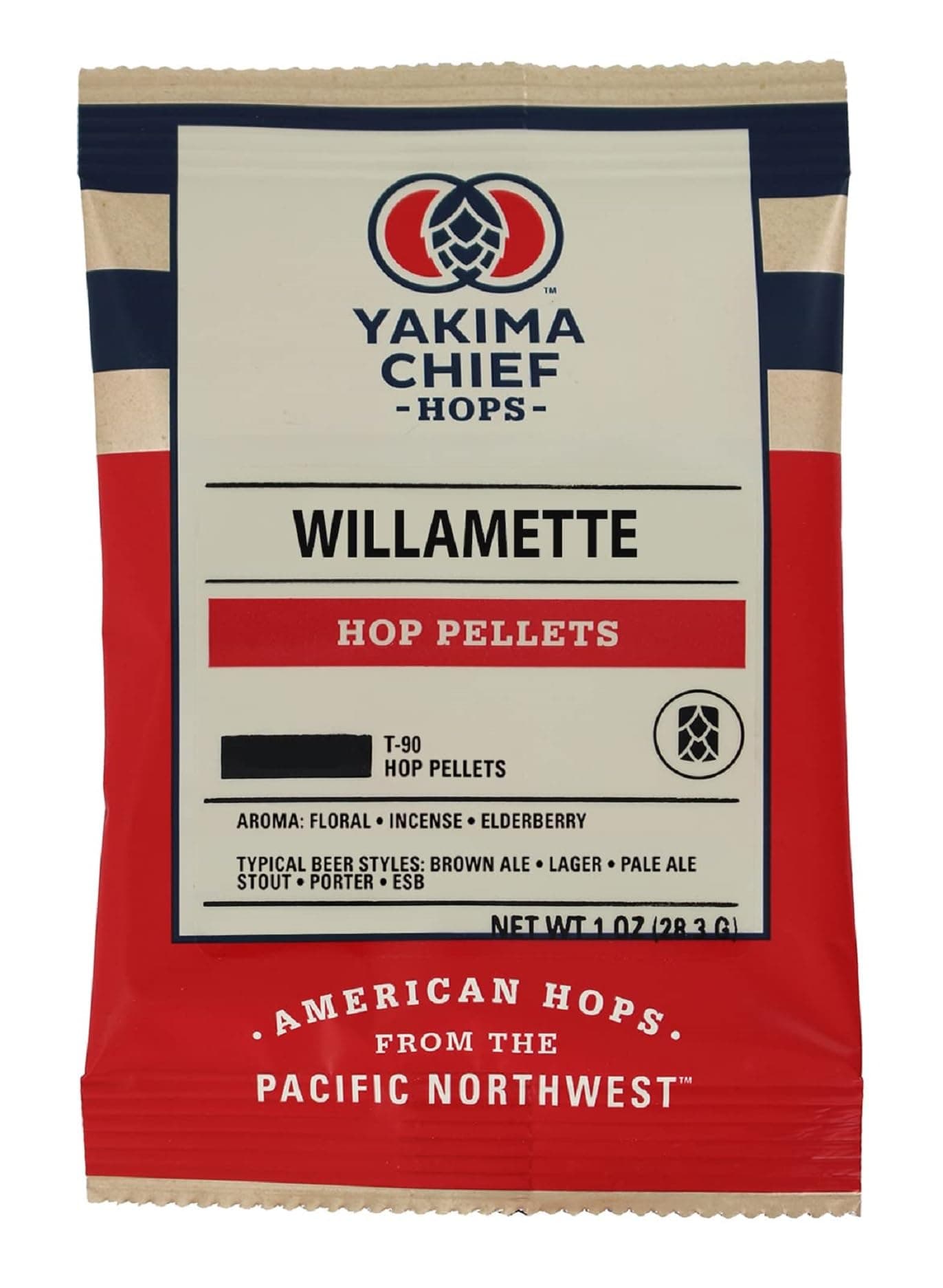 Northern Brewer HP15 Willamette Hop Pellets 1 oz.,Green