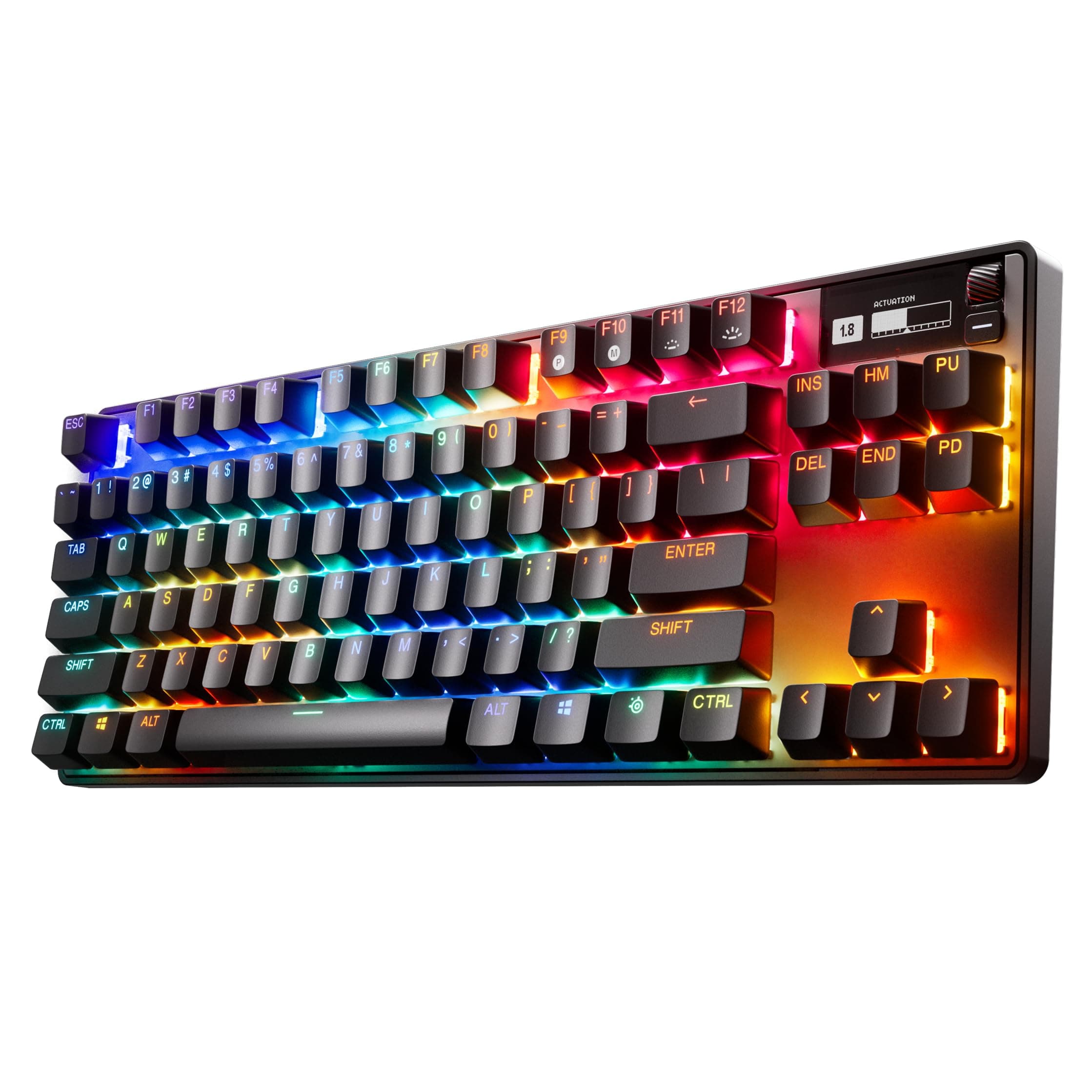SteelSeries 64865 Apex Pro TKL WL (2023), Wireless, English Layout, OmniPoint Switch, Organic EL Display, US