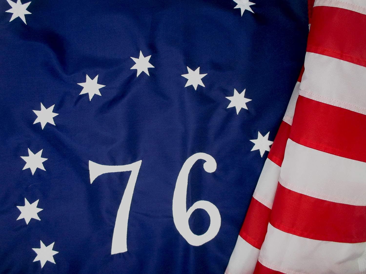 Made in USA Flags Benn gton 3x5 ft - Beautiful, Durable, All Weather Nylon, Fully Sewn Vibrant Stripes and Embroidered Stars and Number - UV Resistant 100% The