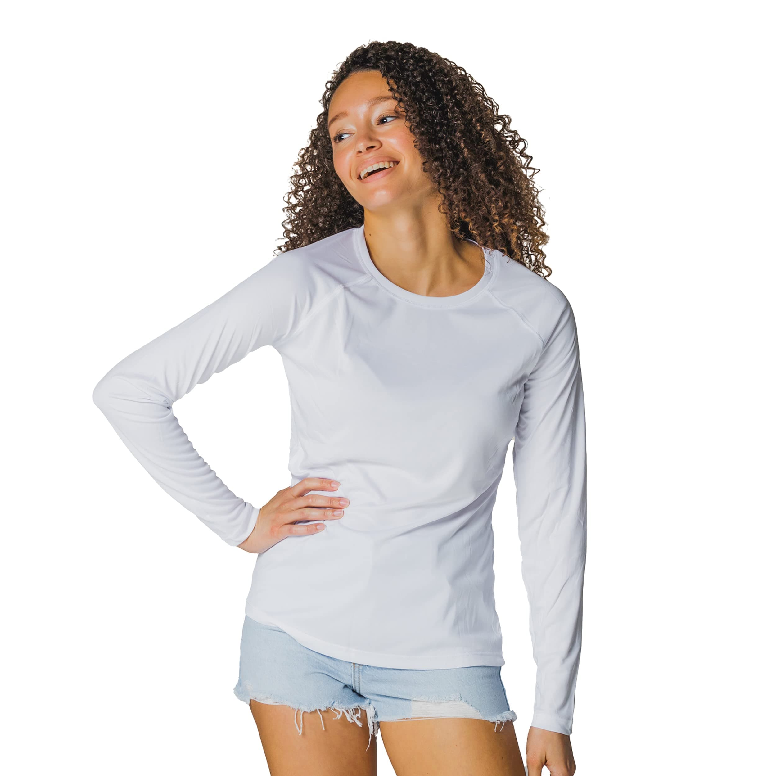 Vapor Apparel Women’s UPF 50+ UV Sun Protection Long Sleeve Performance Regular Fit T-Shirt for Sports and Outdoor