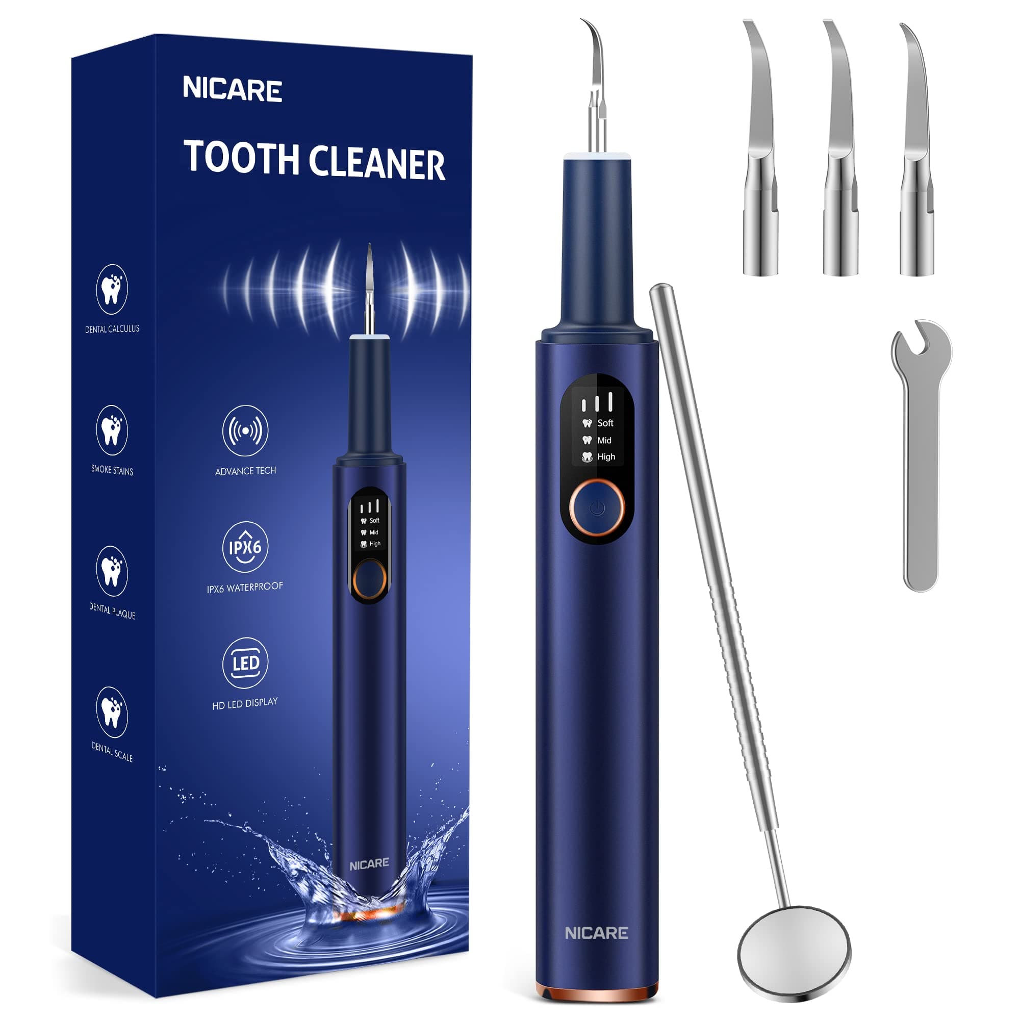 Teeth Cleaning Tool, NICARE Cleaner Tool Kit for Oral Care, for Adults