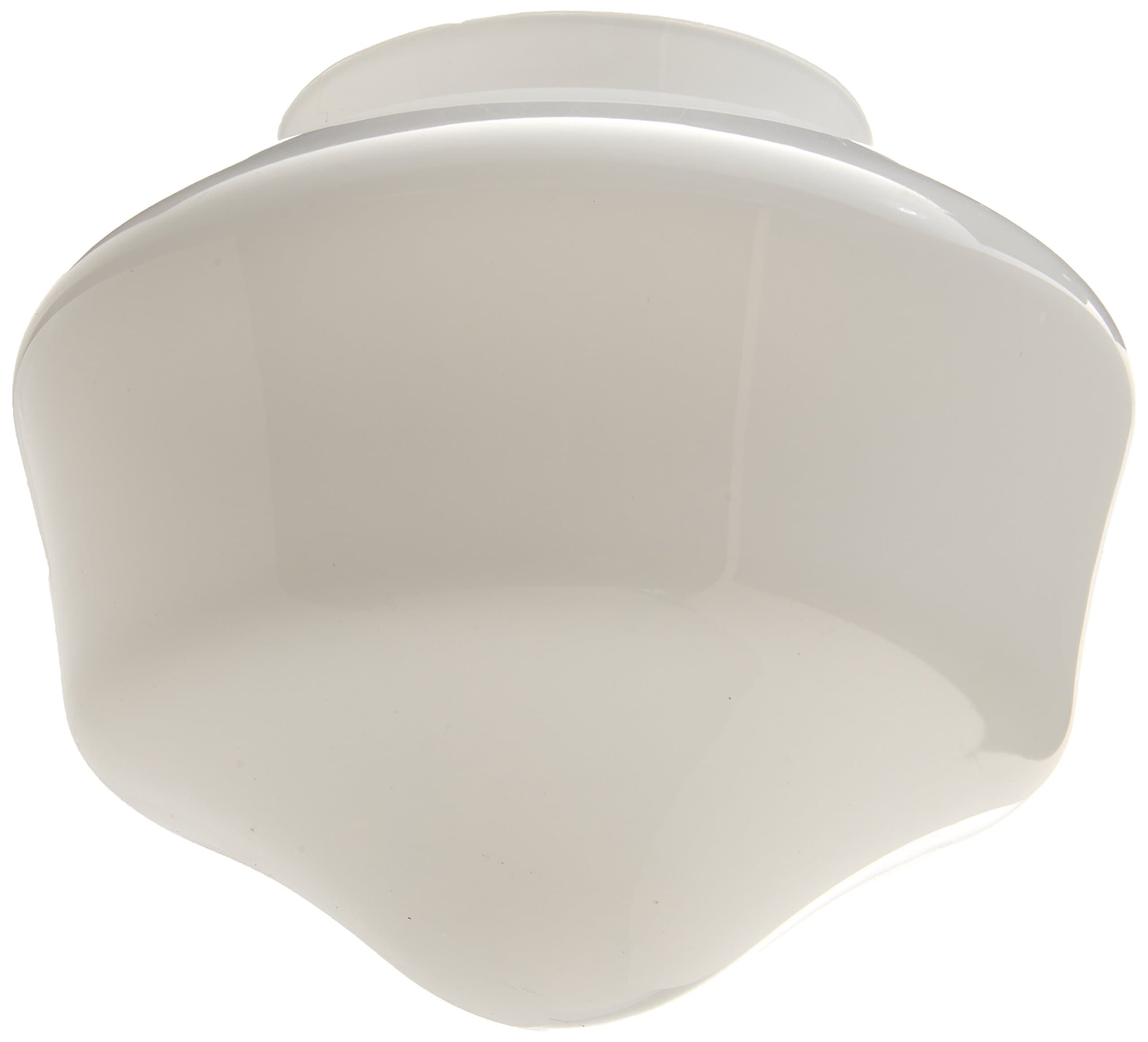 Fan Company, 22515, 8 inch Opal Glass Schoolhouse Globe