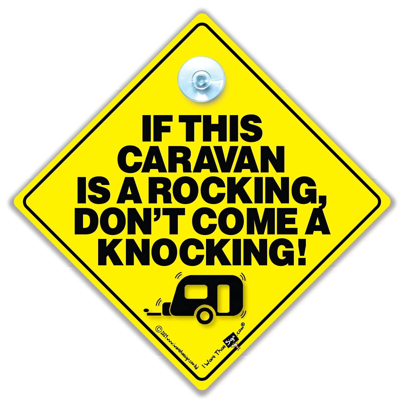 CARAVAN iwantthatsignltd If This Caravan Is A Rocking Don't Come A Knocking Car Sign, Novelty Car Sign, Caravan Sign, Camping, Joke Sign, Fun Sign