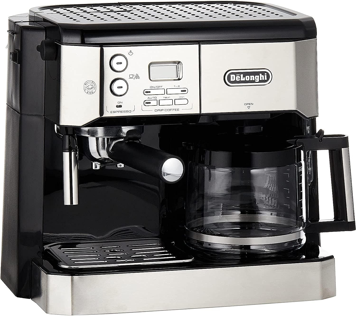 BCO431.S Dual Function Coffee Machine Espresso And Drip Coffee,Espresso Machine,Silver/Black (international warranty)