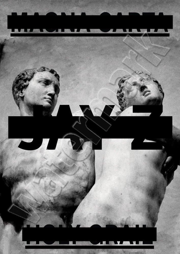Jay Z Magna Carta Holy Grail Album Cover Artwork A1 A2 A3 Poster Wall Art