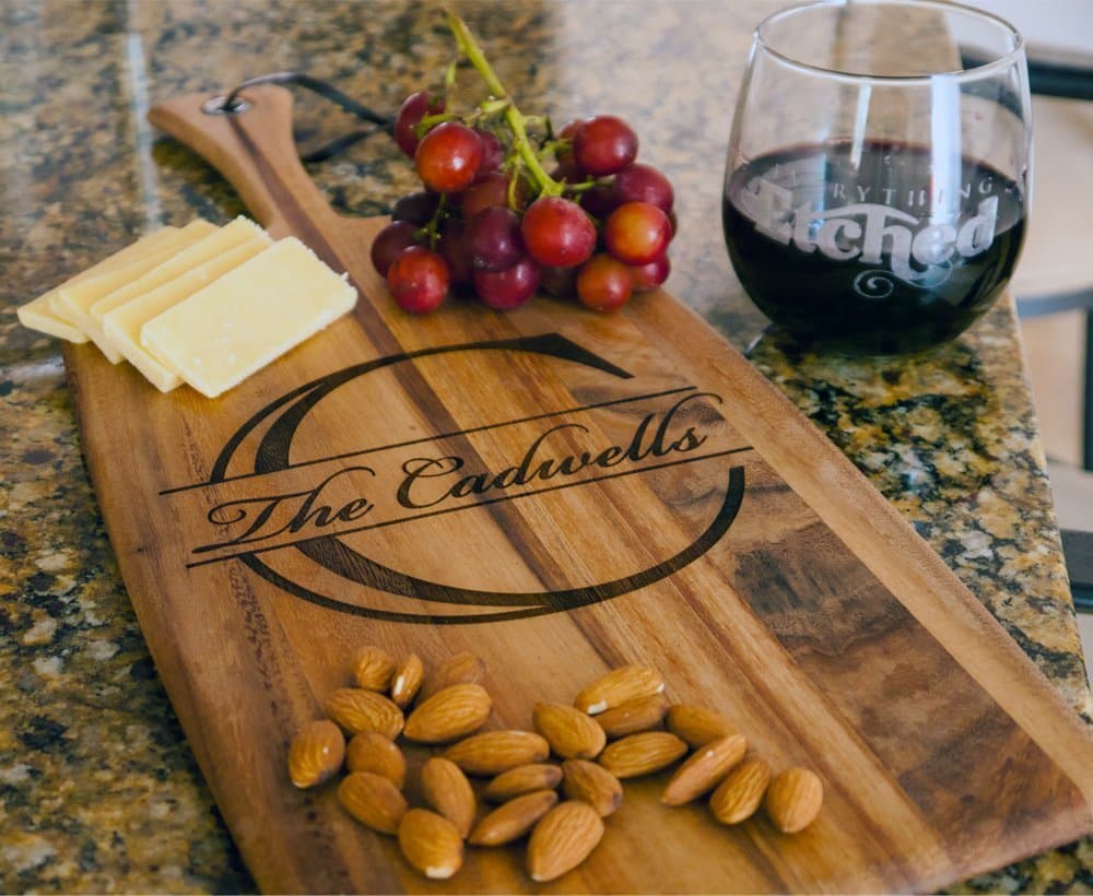 Personalized Cheese Board - Arcadia Wood Cutting Board