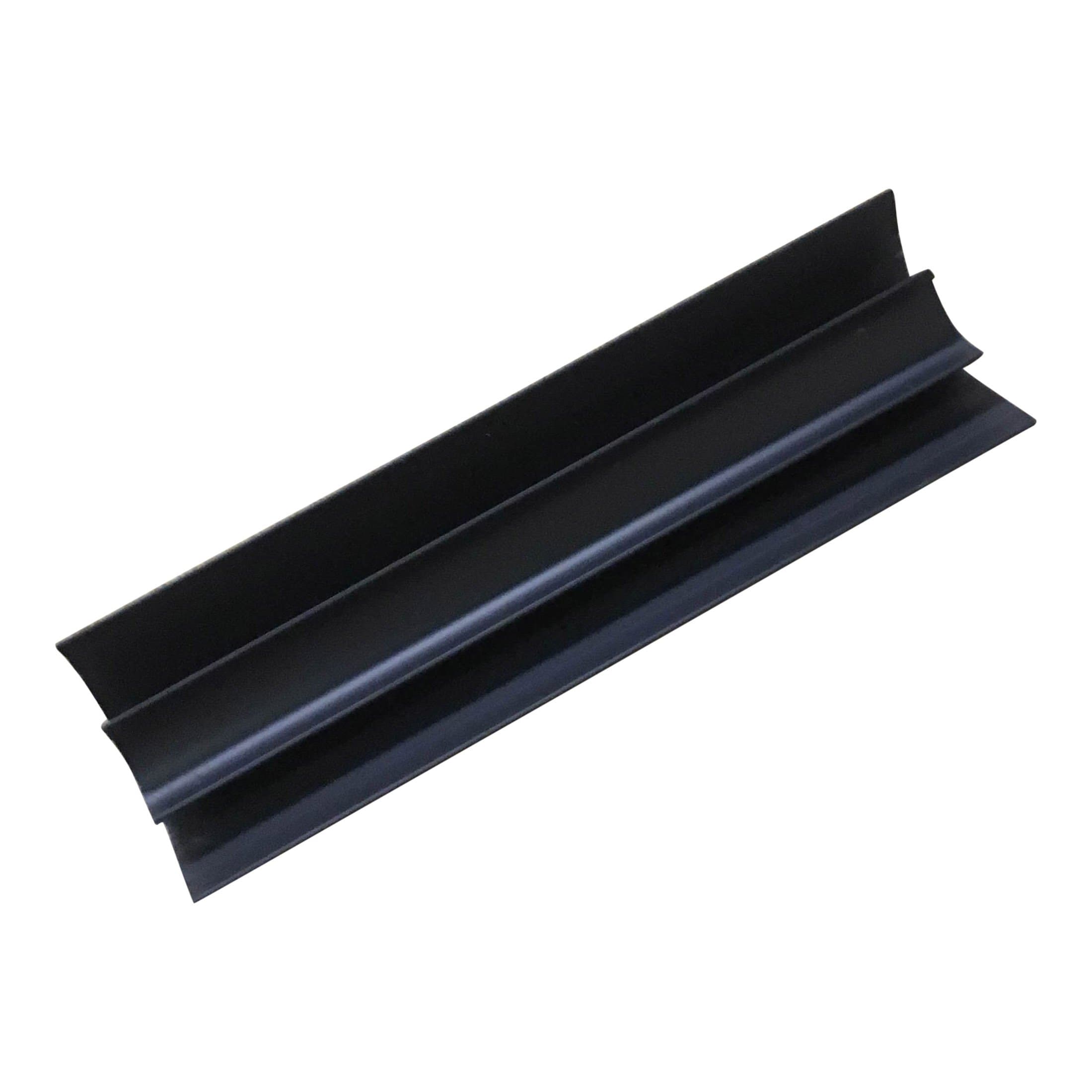 Black, Silver, White 5mm Internal Corner Trim 2.6m Bathroom Panels Wall Cladding Kitchen PVC Ceiling Panels Wet Wall (Black)