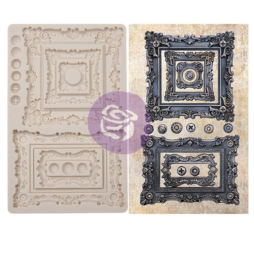 Finnabair Decor Moulds 5"X8"-Baroque Frames