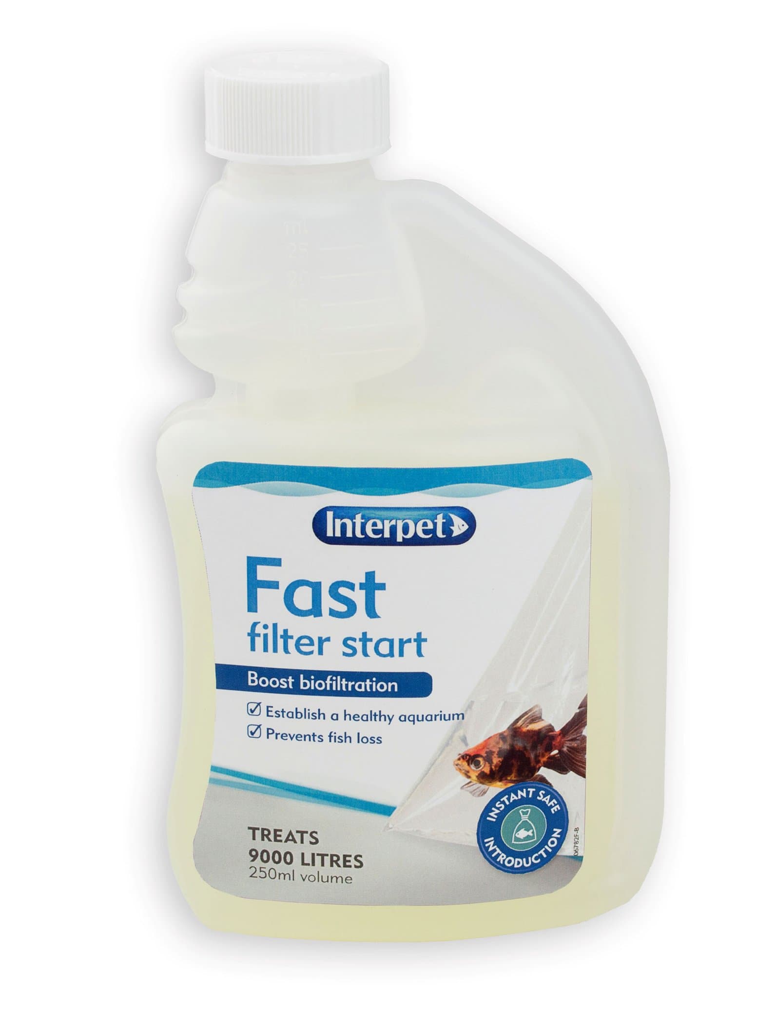 Fast Filter Start Treatment to Boost Aquarium Bio Filtration, 250 ml, Fast Acting Beneficial Bacteria, Safe for Fish