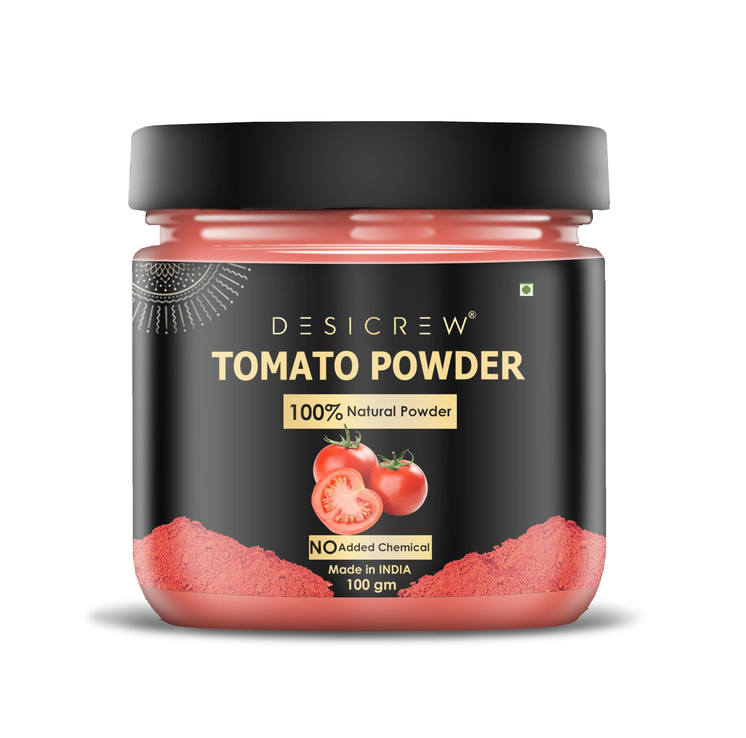 DESICREW Desi Crew Pure & Natural Tomato Powder For Brighten Up Complexion, Anti Aging, Reduce Acne & Age Spot, Fine Line, Face Pack 100 Gm