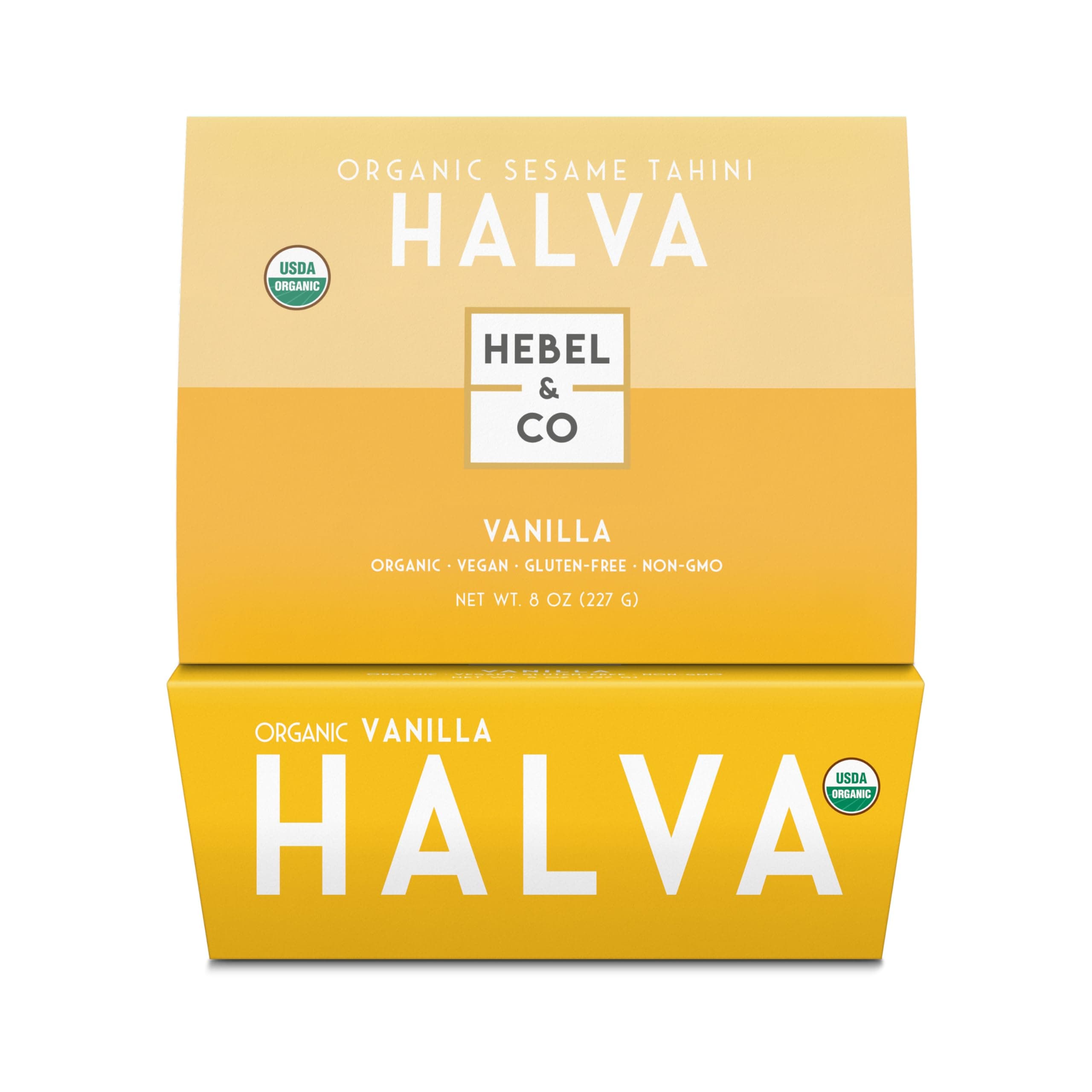 Vanilla Halva - 8 oz | Certified USDA Organic, Gluten Free, Kosher & Vegan