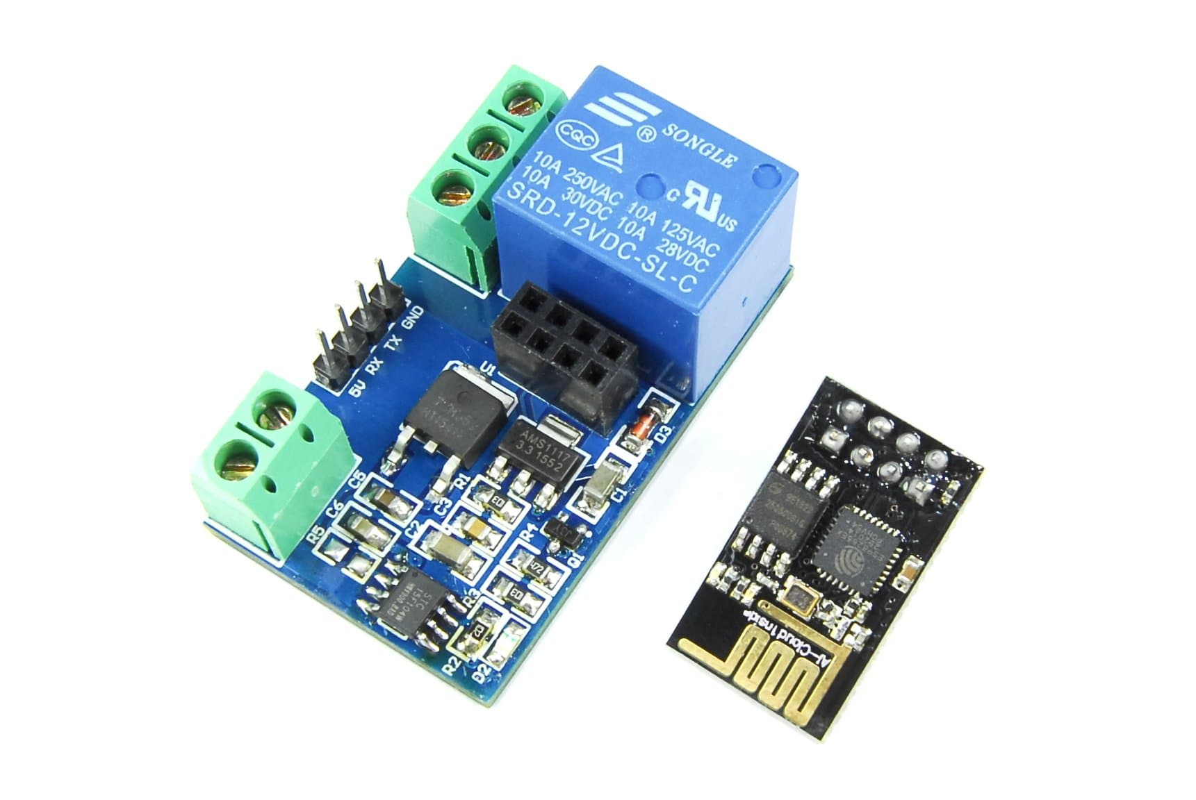 LC Technology 1 Ch Wifi Relay Module ESP8266 12V UART IOT Wireless