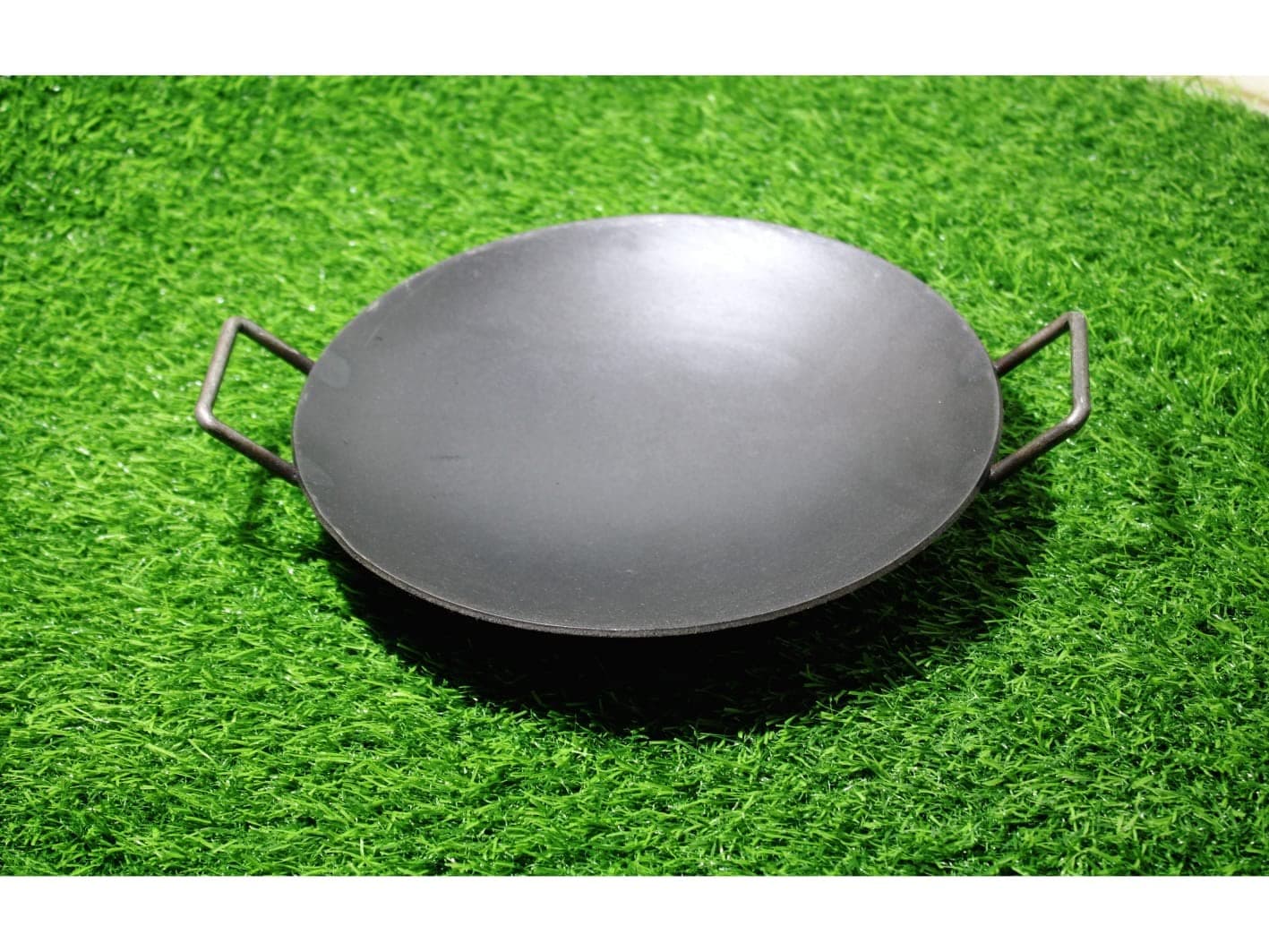 Iron AppaChatti/Appam pan/Appam Patra/Kallu, Kadhai for Kitchen. (8 Inch),Black