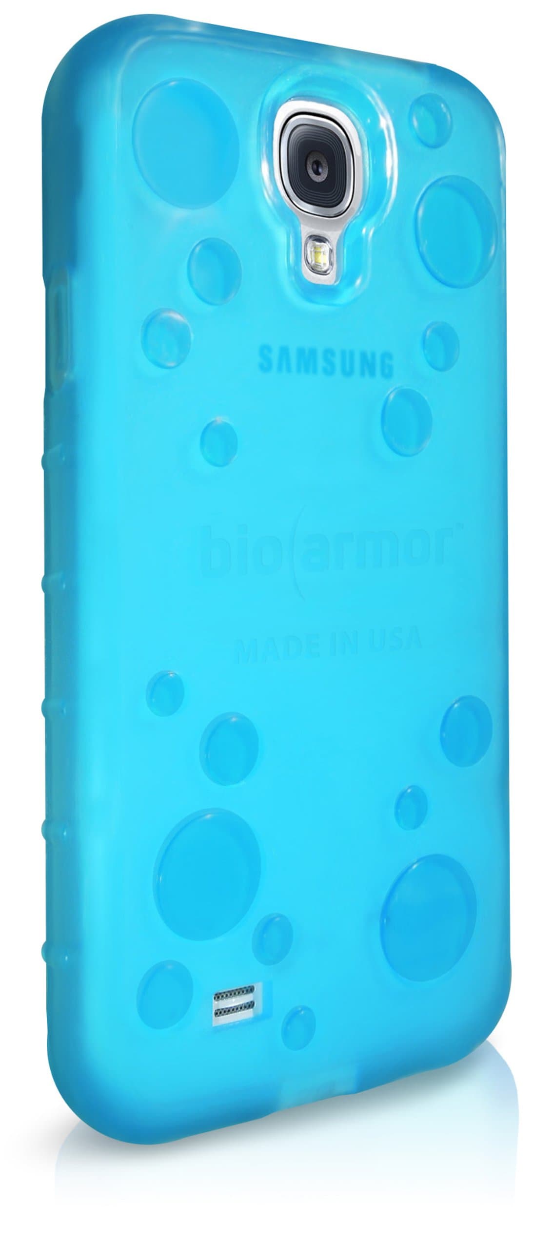 Bioarmor Antimicrobial Case Cover for Samsung Galaxy S4 - Aqua