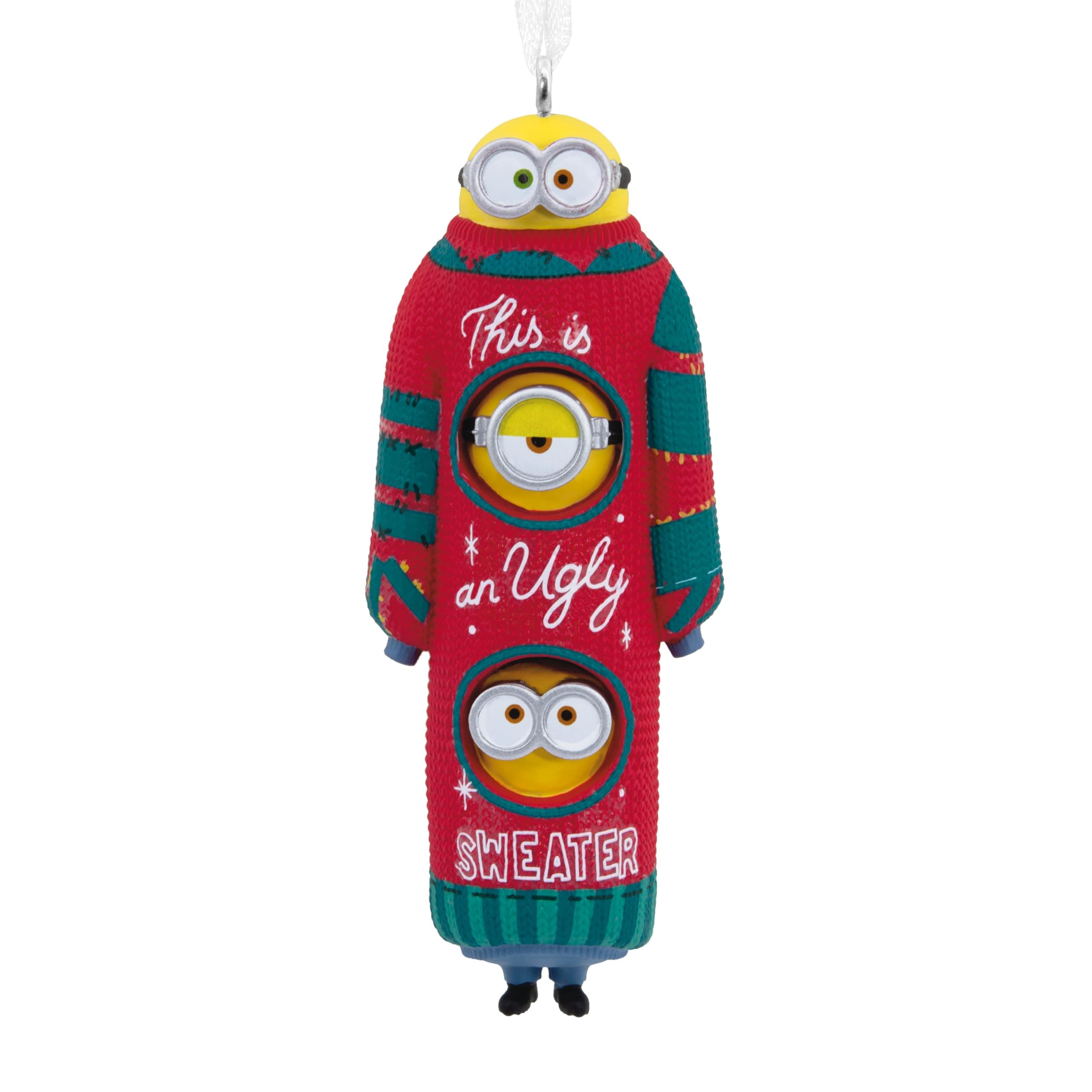 Hallmark Kevin, Stuart & Bob Minions Hanging Ornament, Tree of Minions, Resin Hanging Ornament, Christmas Hanging Ornament, Christmas Gifts, Despicable Me