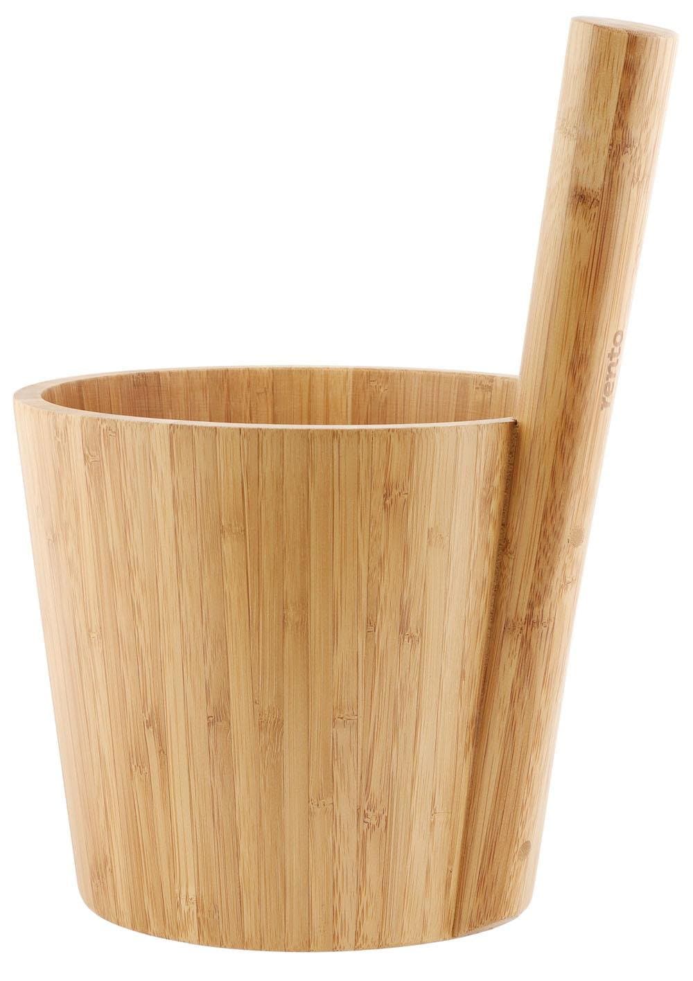 Well design Solutions® Sauna Bucket/Environmentally Friendly Bamboo Heat Treated/5 Litre – The Original From Finland by Rento Sauna Bucket