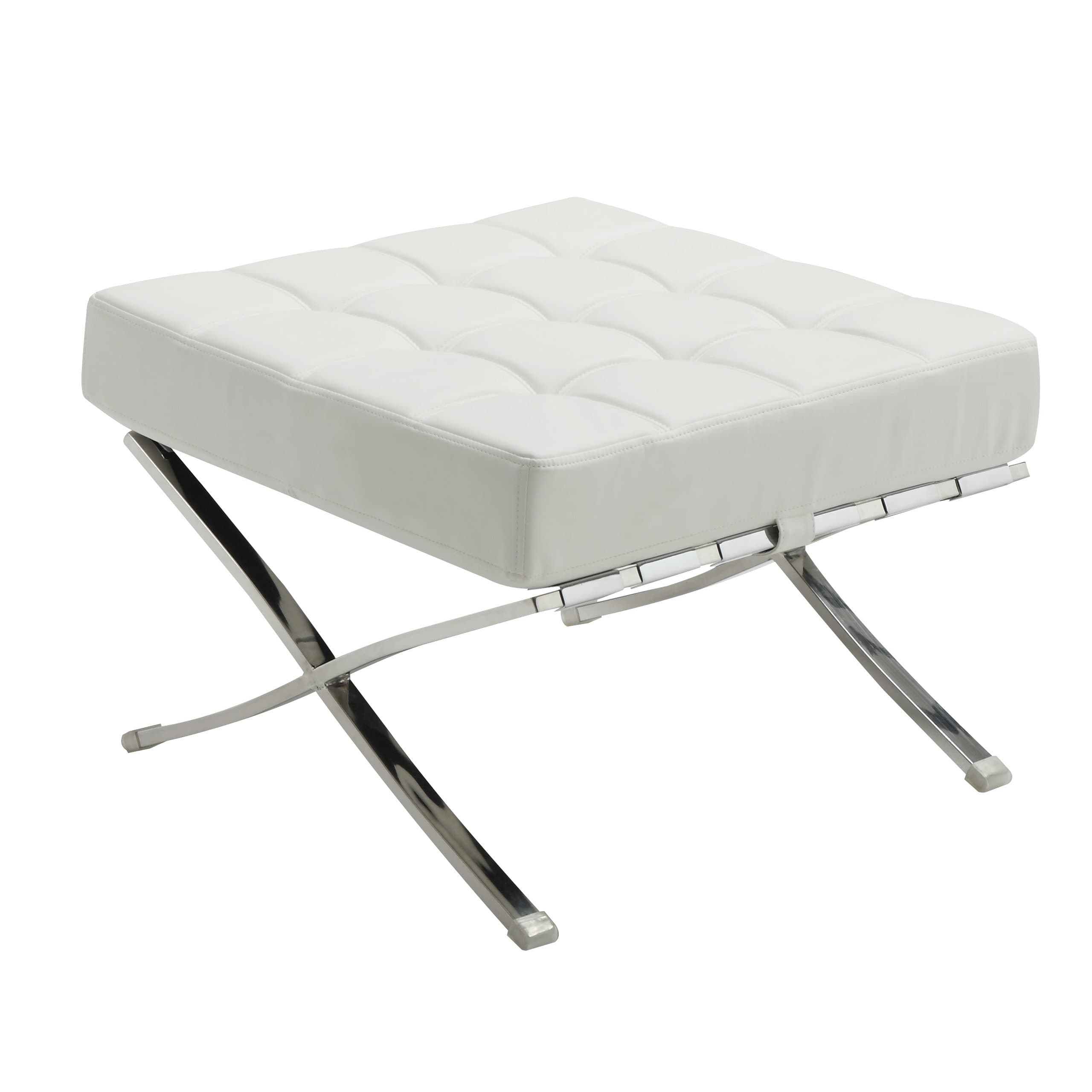 Coaster Home Furnishings Ottoman, White/White